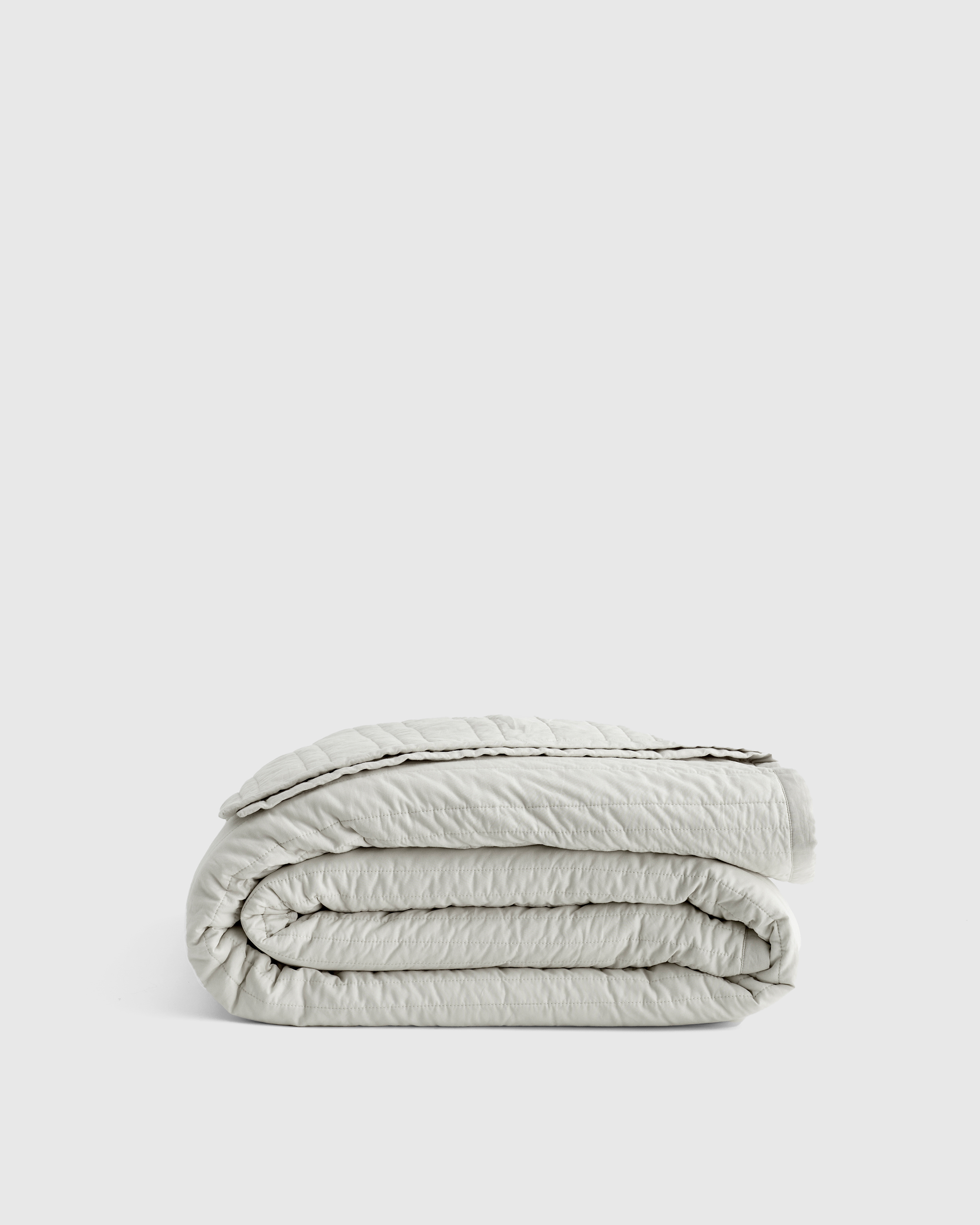 Organic Cotton Stripe Stitch Quilt