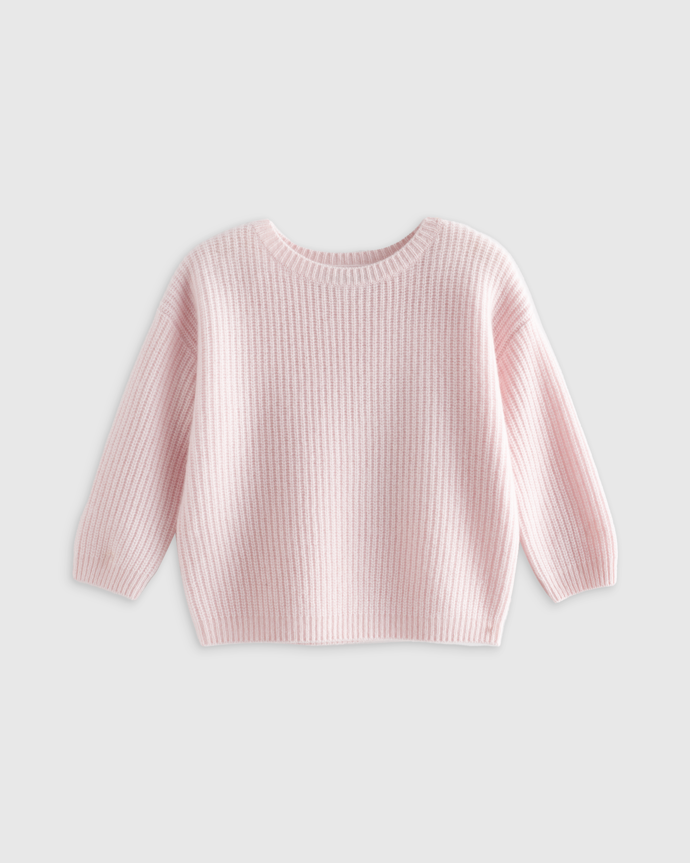 Shop Quince Washable Cashmere Fisherman Tunic Sweater In Minimal Pink