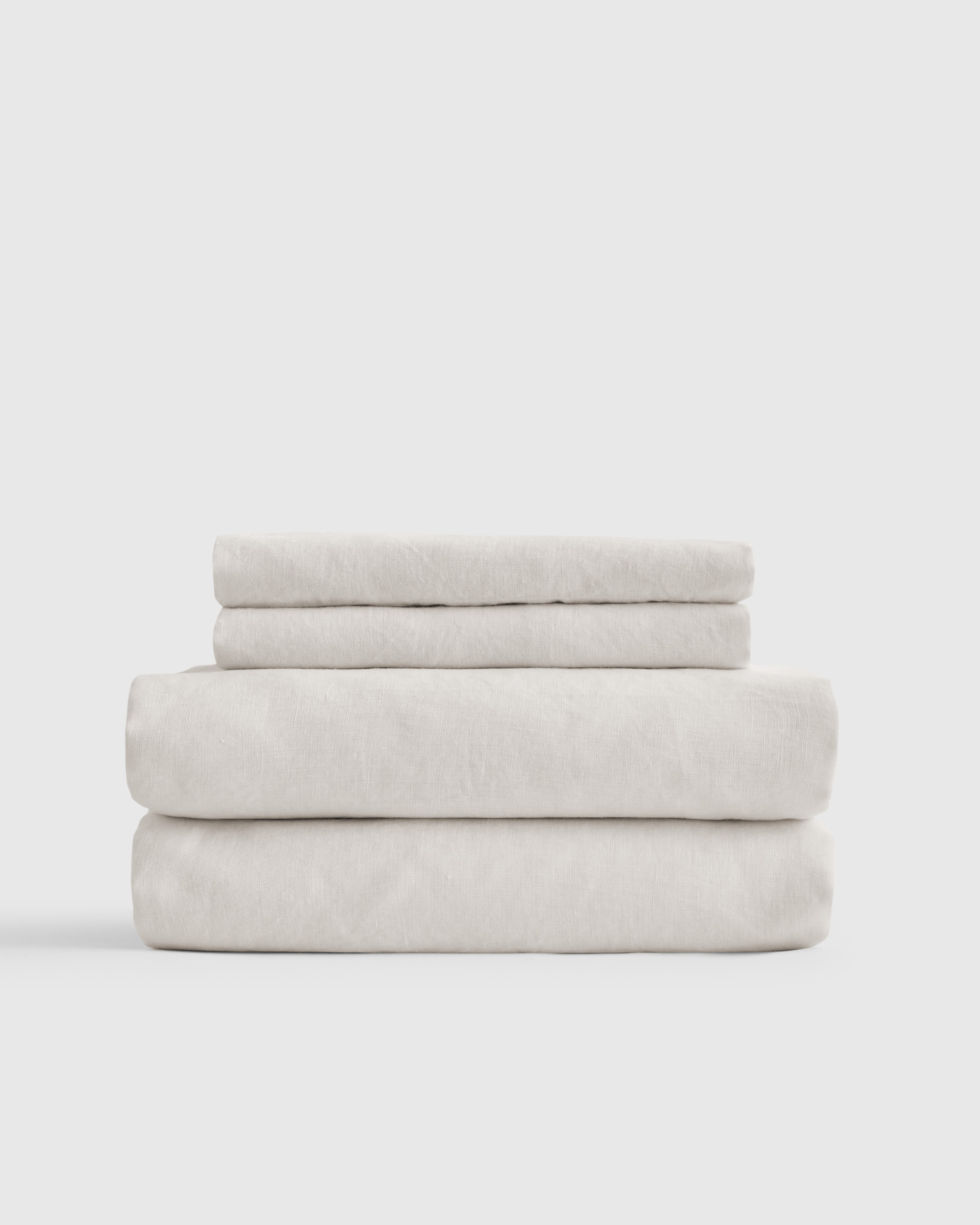 European Linen Queen Sheet Set | Quince in Sand