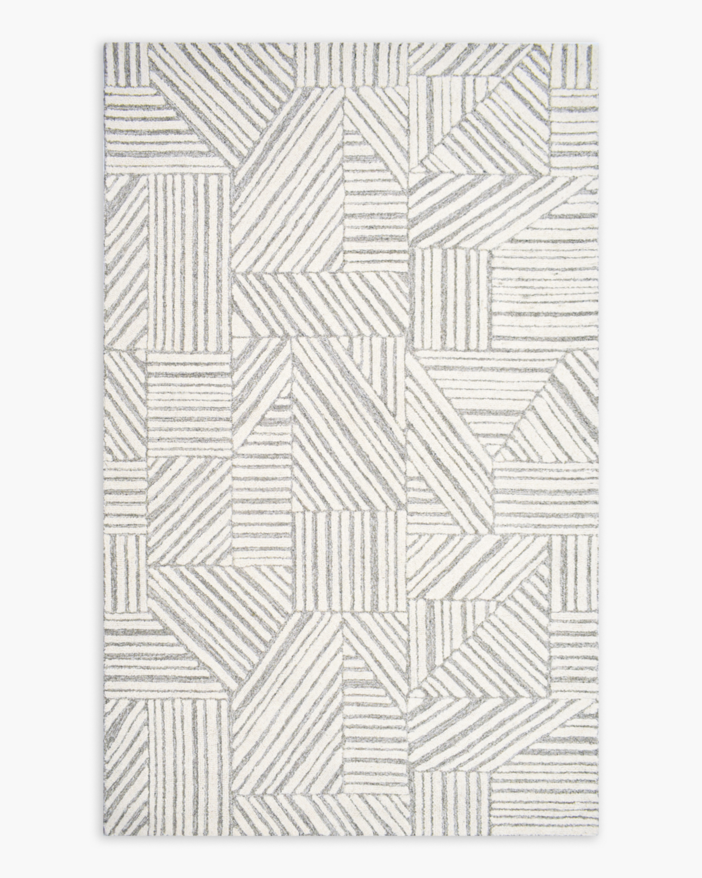 Quince Perseus Tufted Wool Rug In Grey