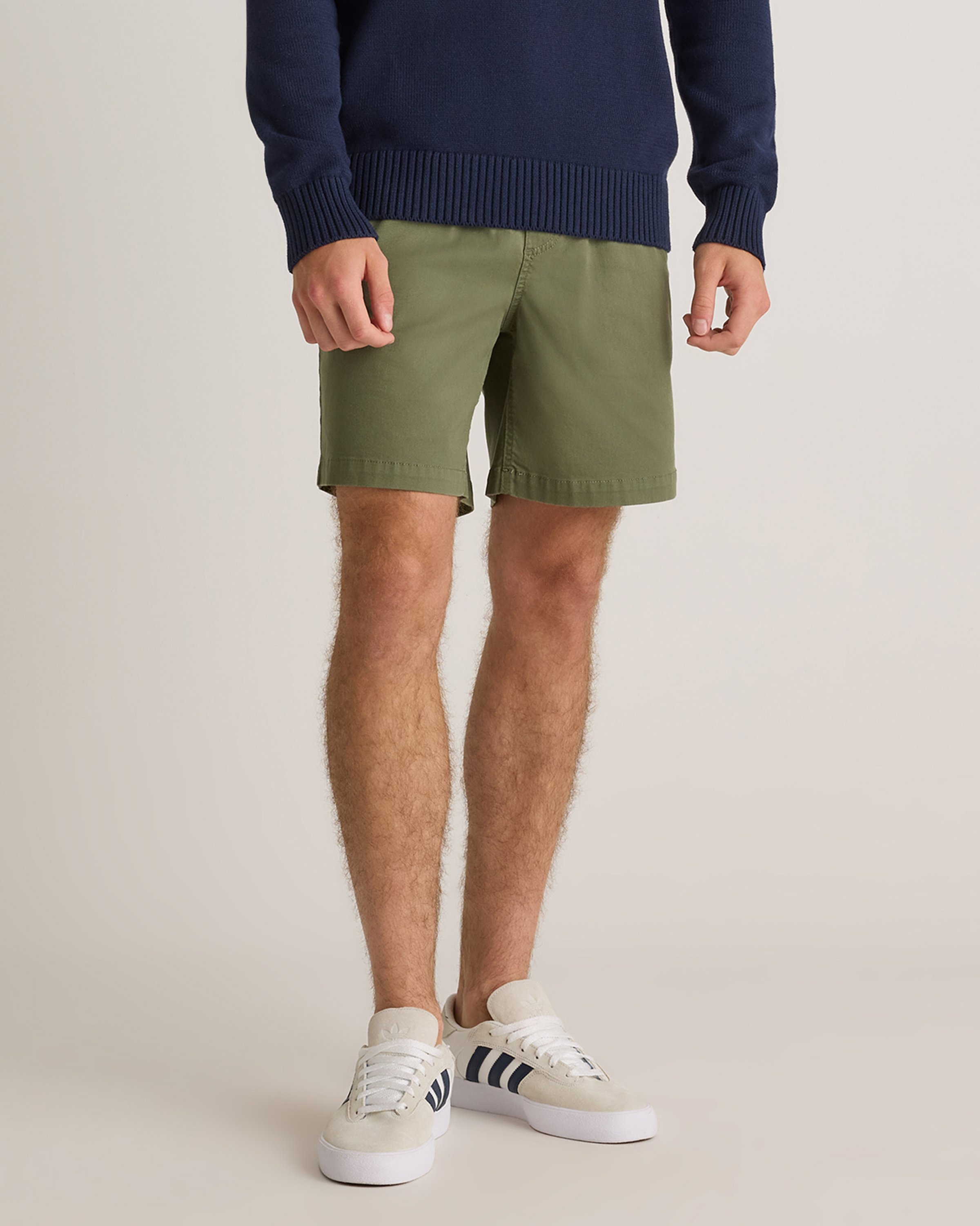 Cotton 7" Chino Drawstring Shorts