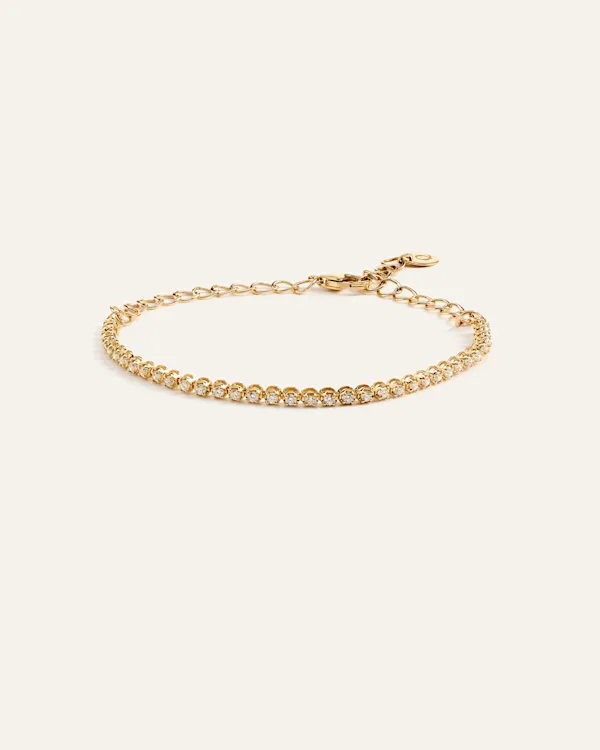 14K Gold Diamond Petite Tennis Bracelet - 0.50ctw
