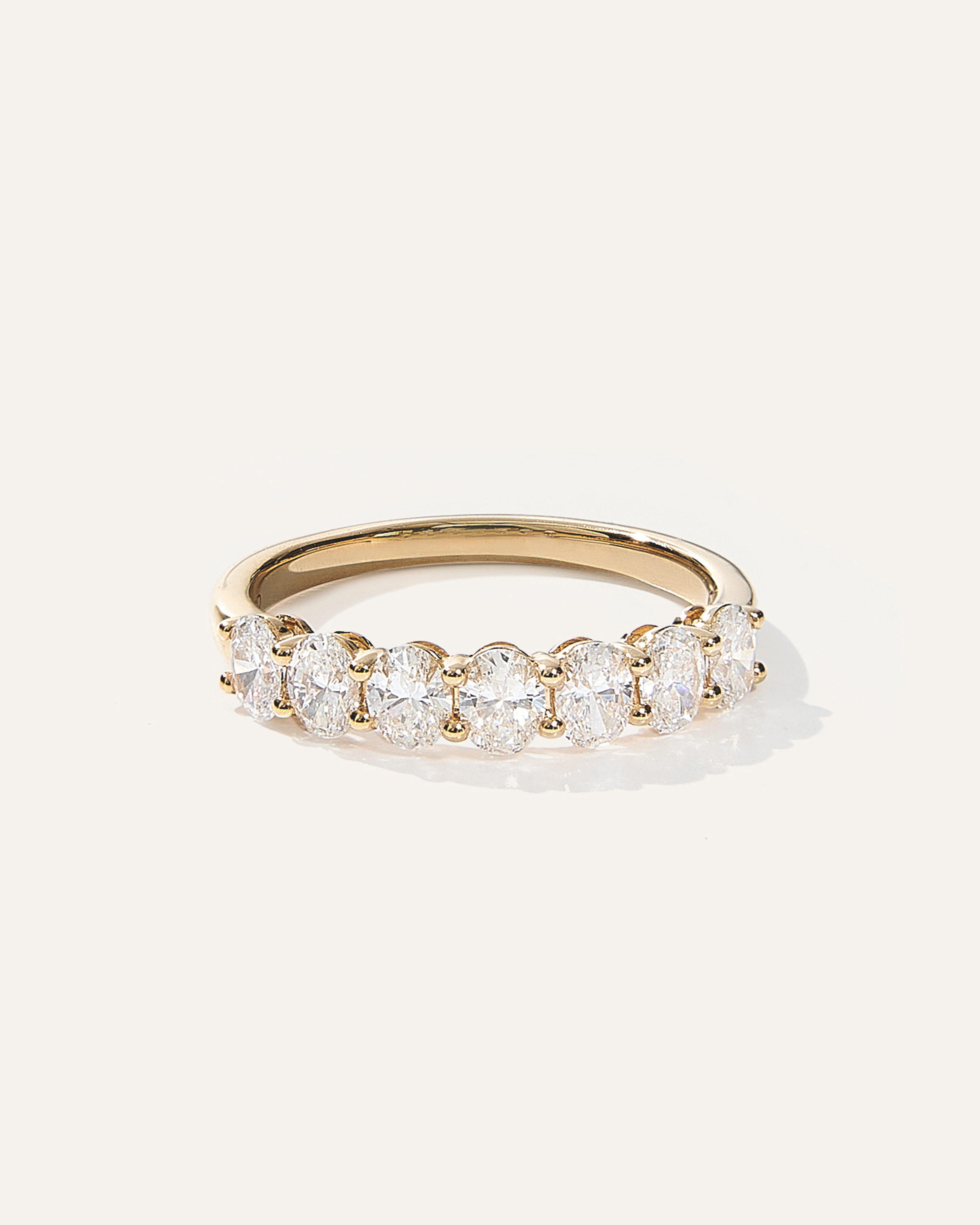 Lab Grown Diamond Oval Seven Stone Band