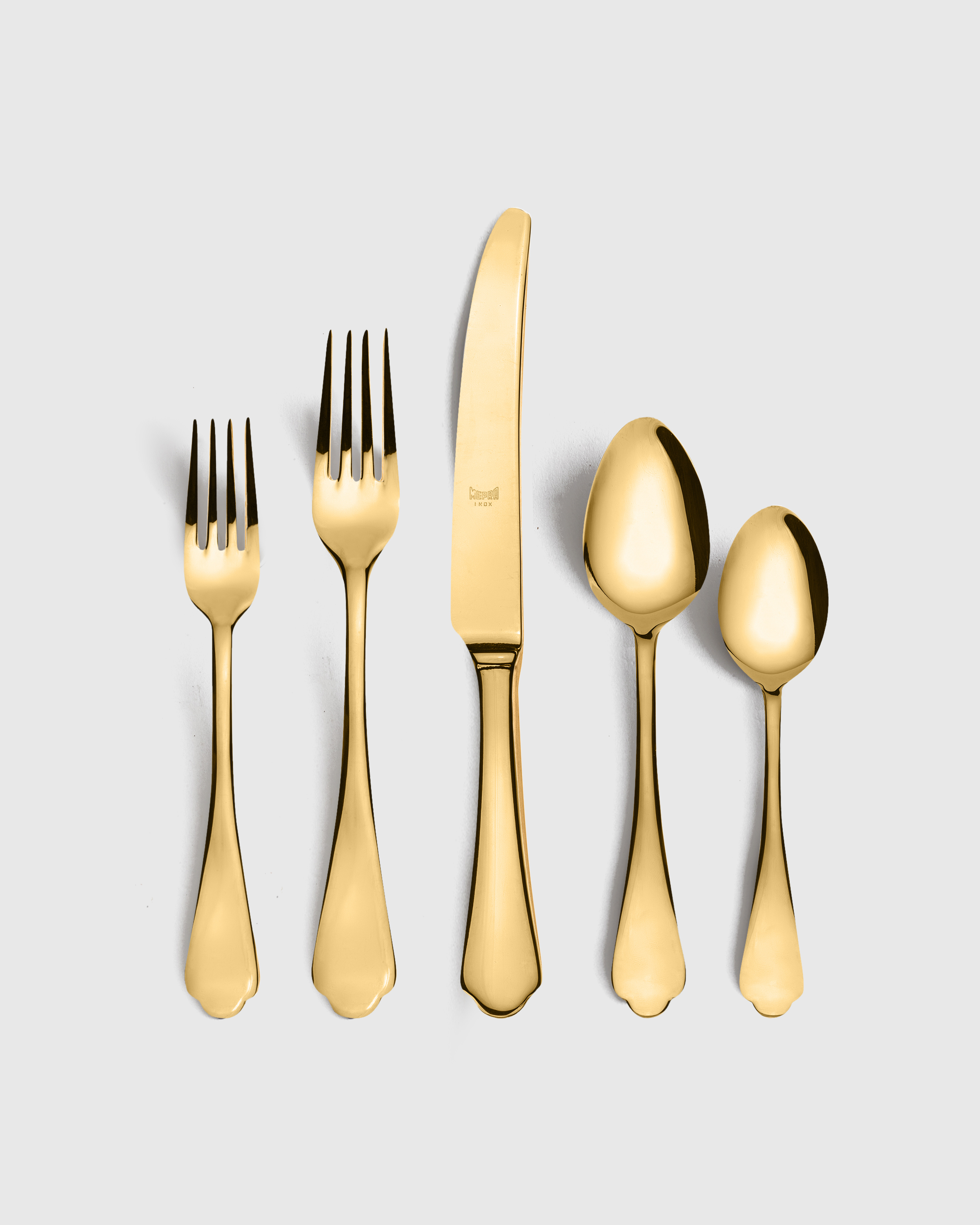 Quince Dolce Vita Flatware 20-pc Set In Polished Gold