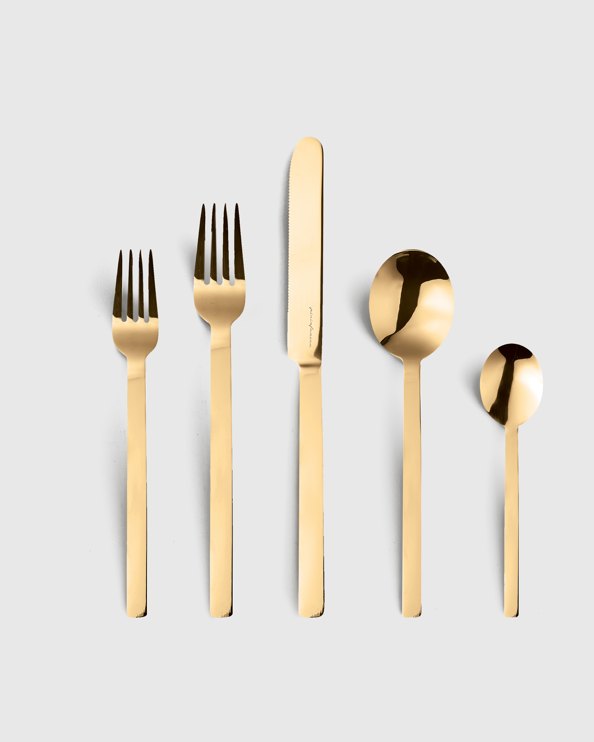 Quince Stile Flatware 20-pc Set In Polished Gold