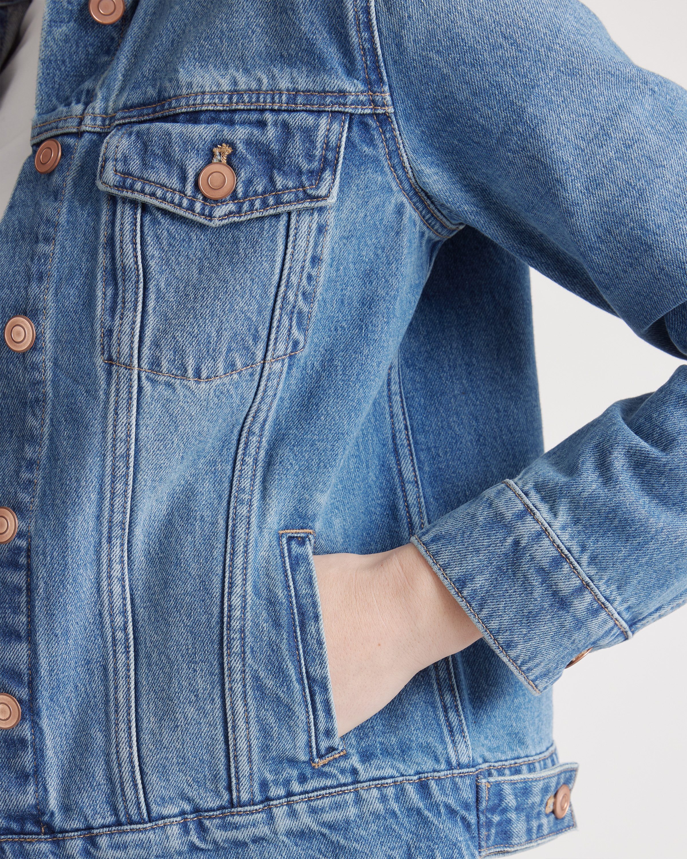 100% Organic Cotton Denim Jacket