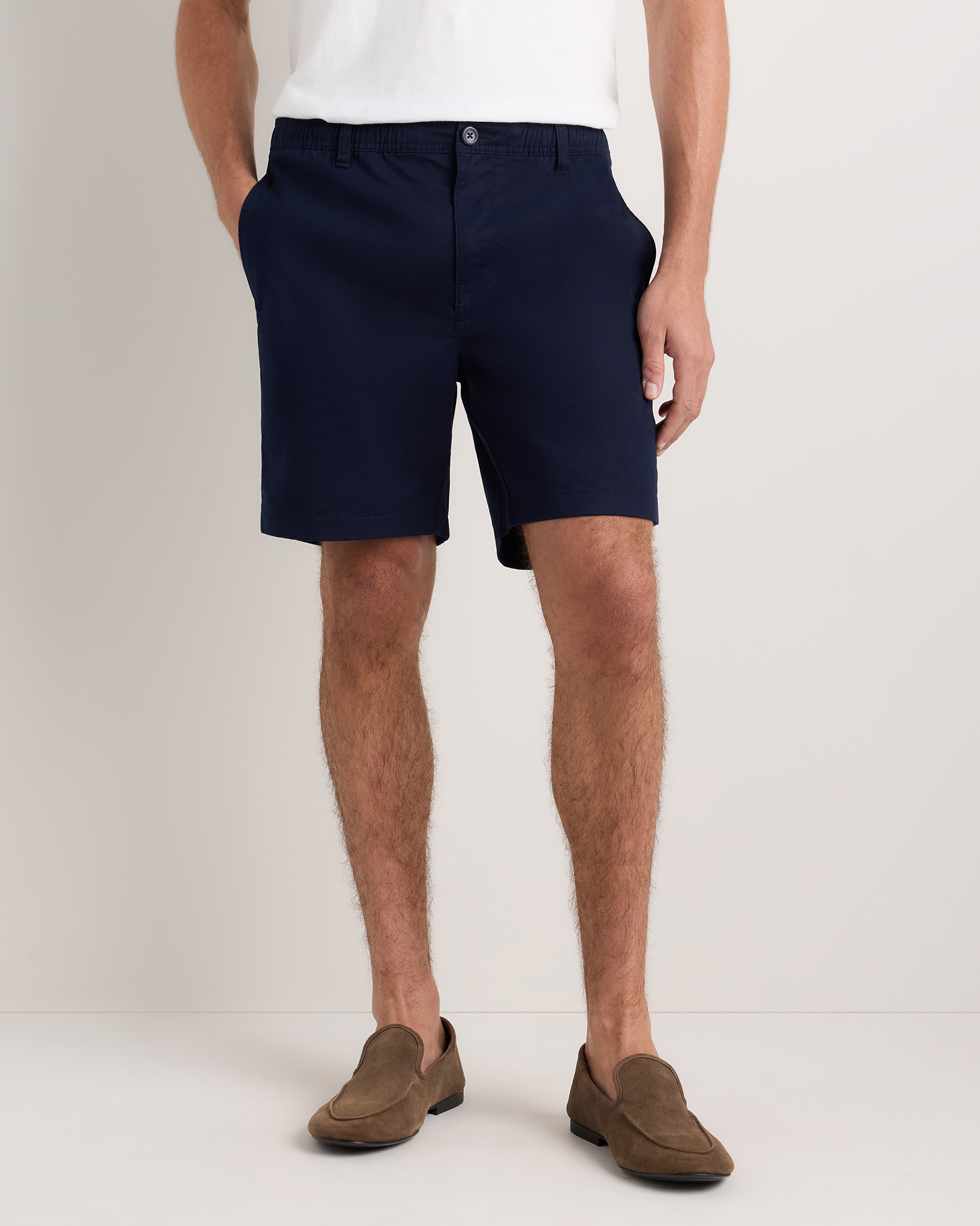 Organic Stretch Cotton Pull On Chino Short - 7