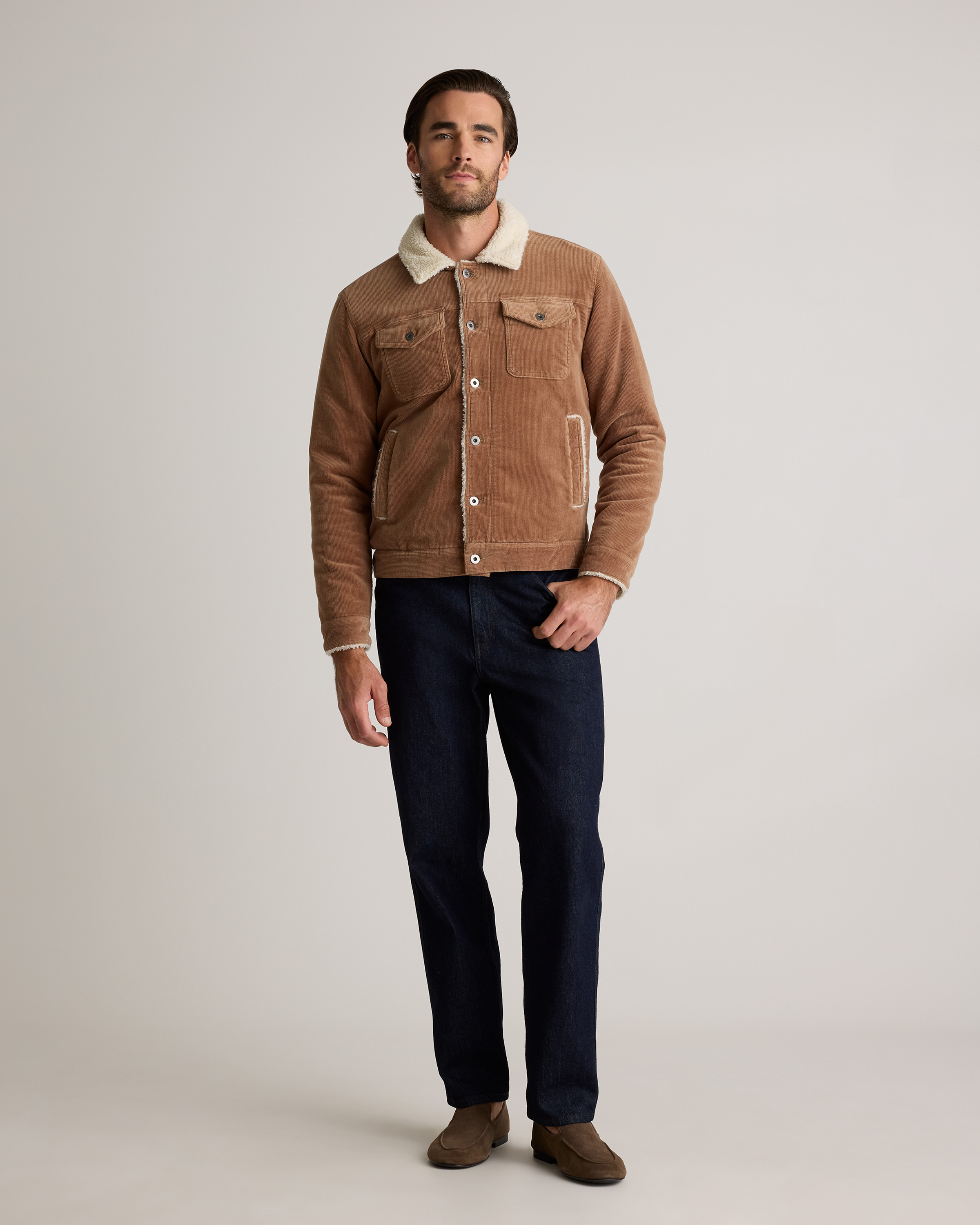 【美品】Trucker Jacket Pocket Corduroy brown Sunrise Trucker Jacket - Brown | Levi's® XK
