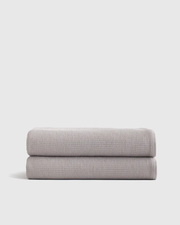 Turkish Waffle Terry Bath Sheet (Set of 2)
