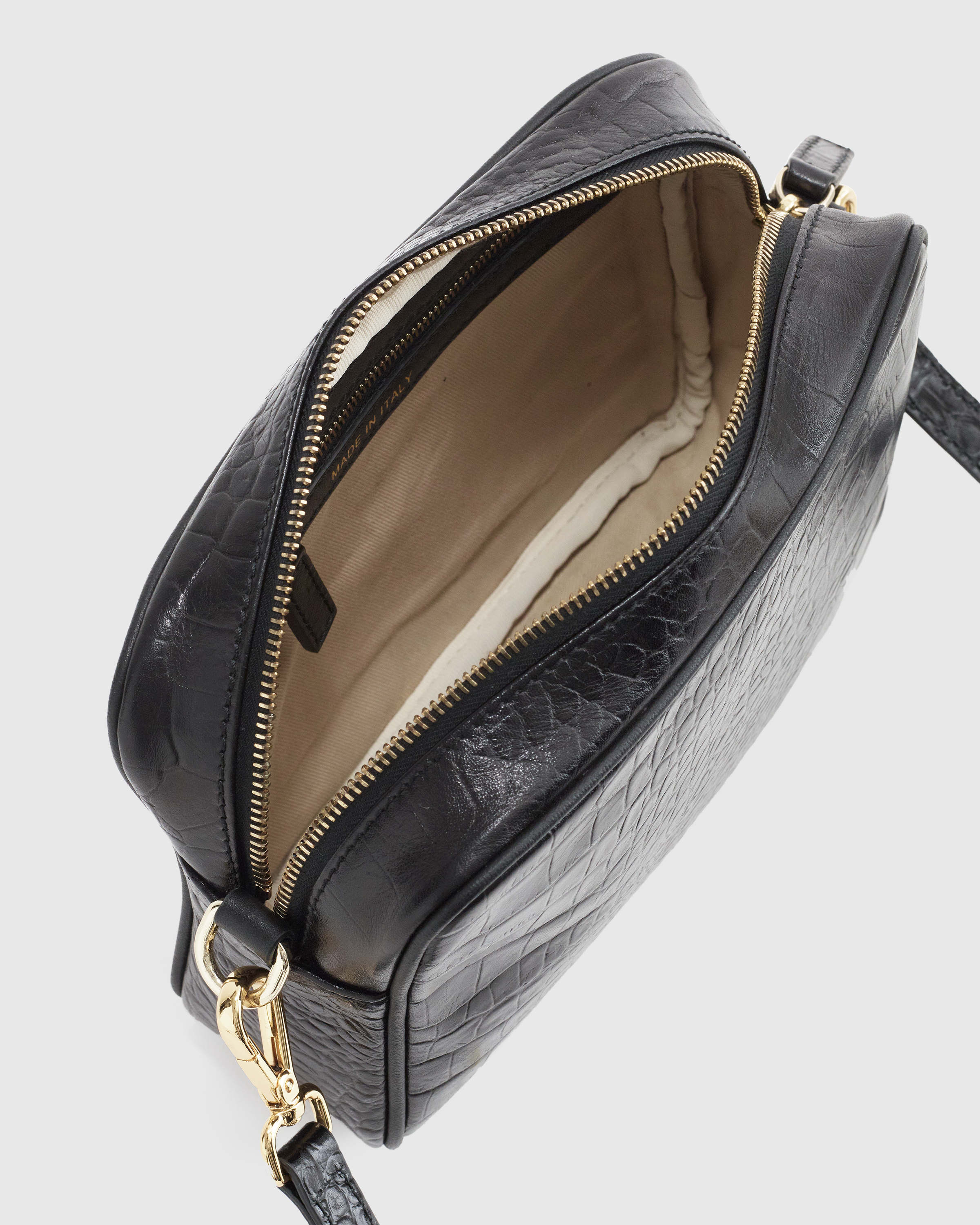 Italian Leather Crossbody Bag