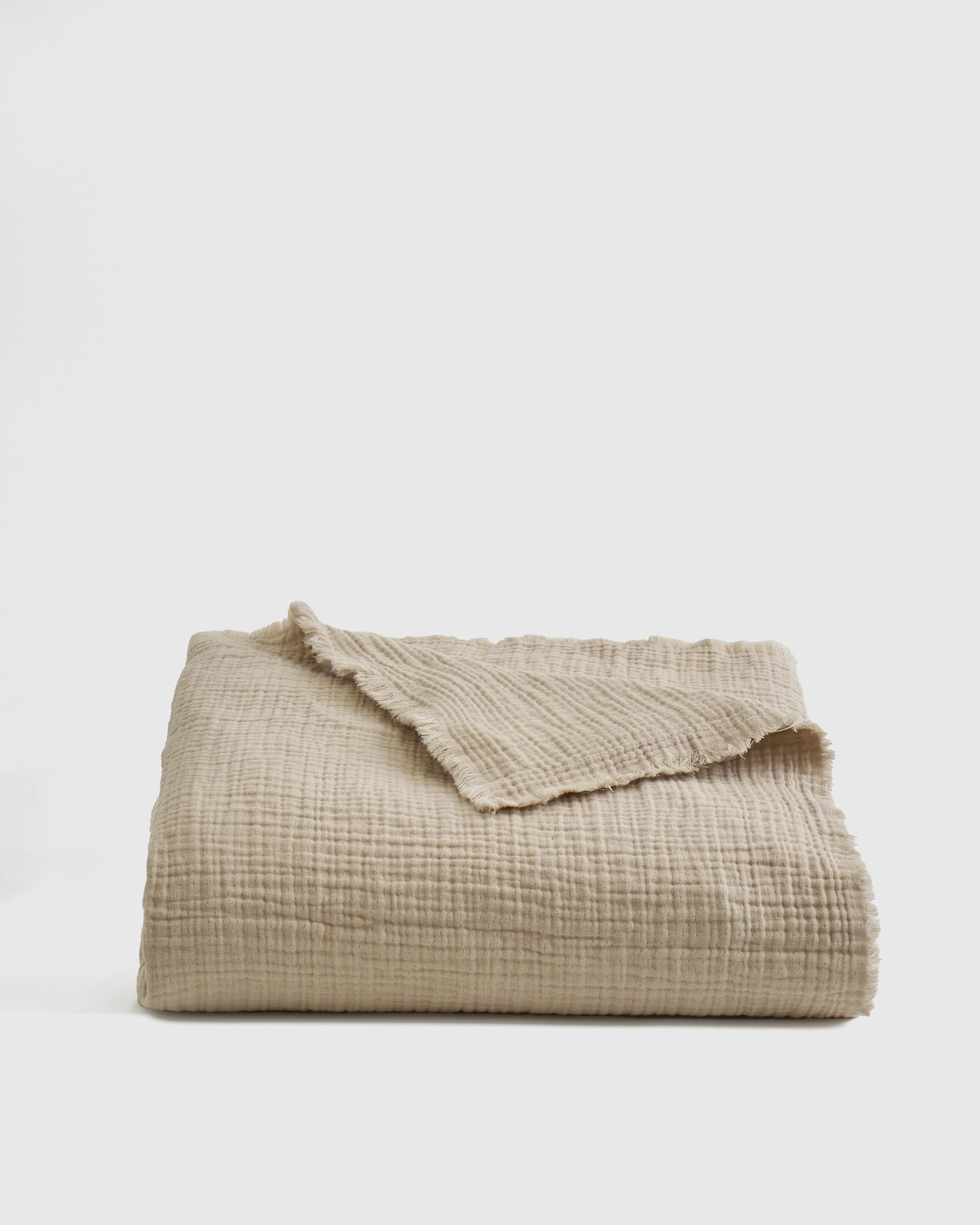 Organic Airy Gauze Throw
