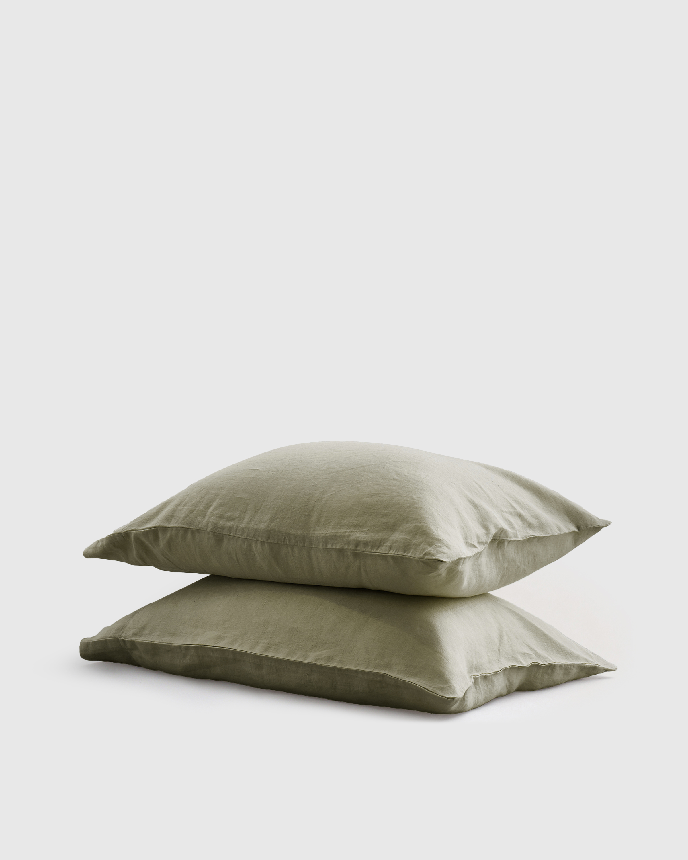 Sage Linen Pillowcase Set