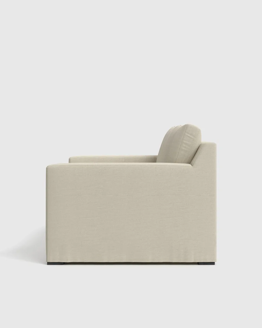Slipcover 7ft Sofa Bru MEX Sand Side