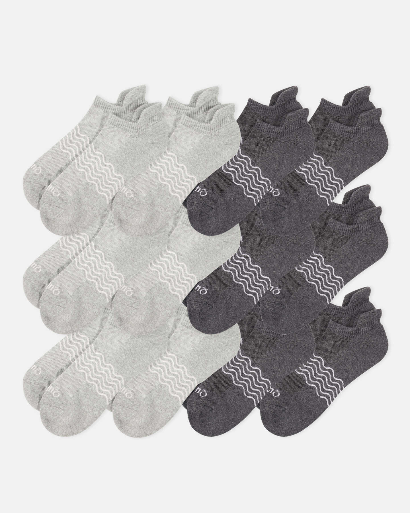 You May Also Like - Organic Ankle Socks (12-pack) - Grey/Charcoal