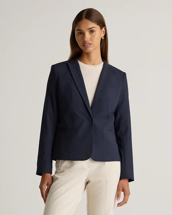 Italian Wool Tailored Blazer