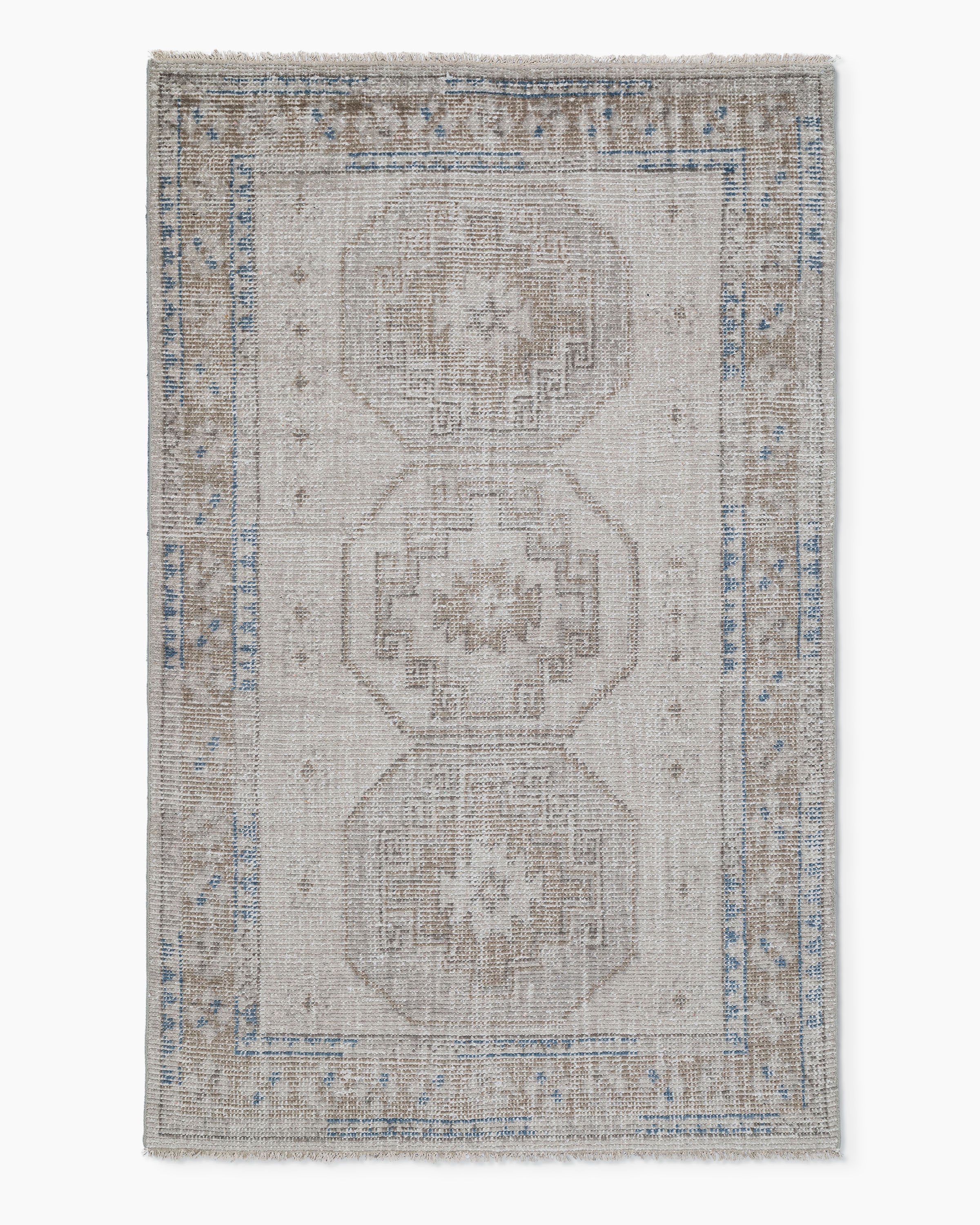 Quince Nora Hand-knotted Wool Rug In Stone