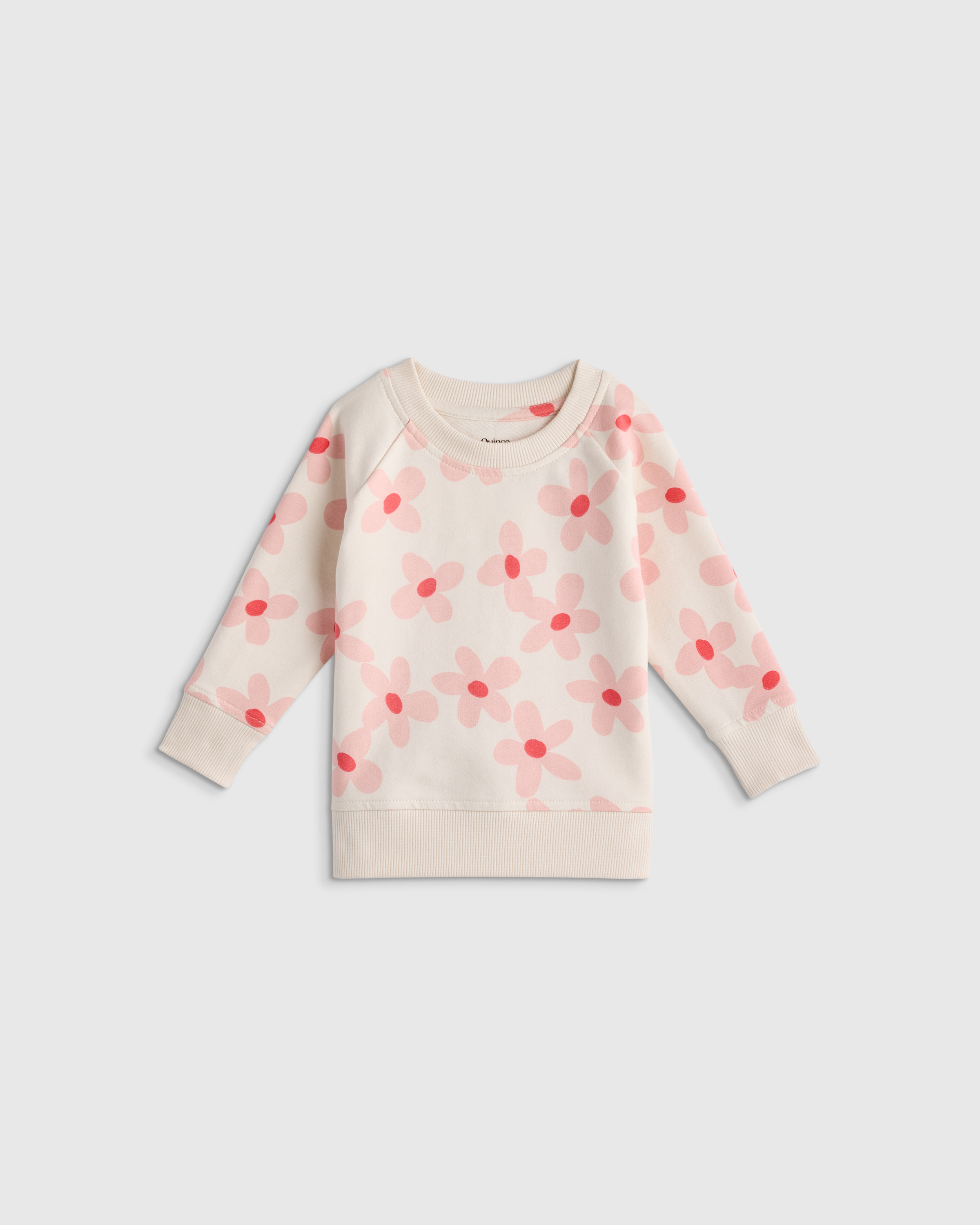 Organic Cotton French Terry Crew Neck Sweatshirt - Baby