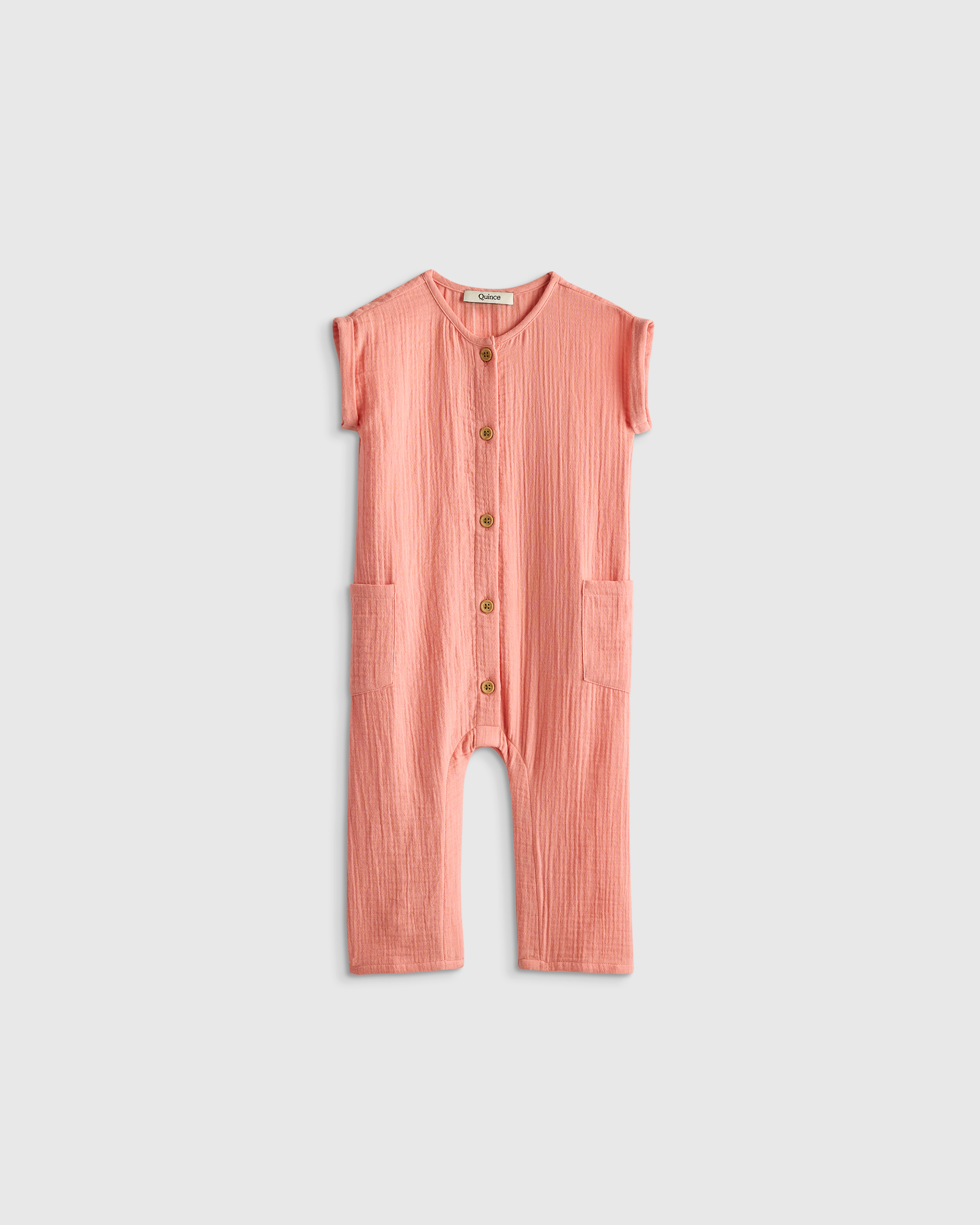 Organic Cotton Gauze Romper