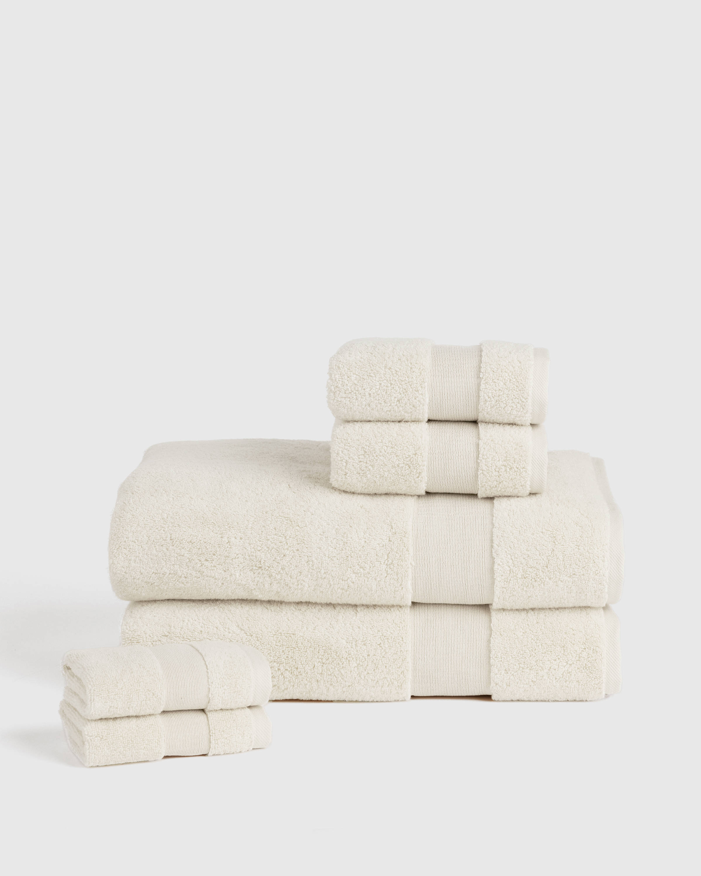 Turkish Classic Bath Sheet Bundle - White