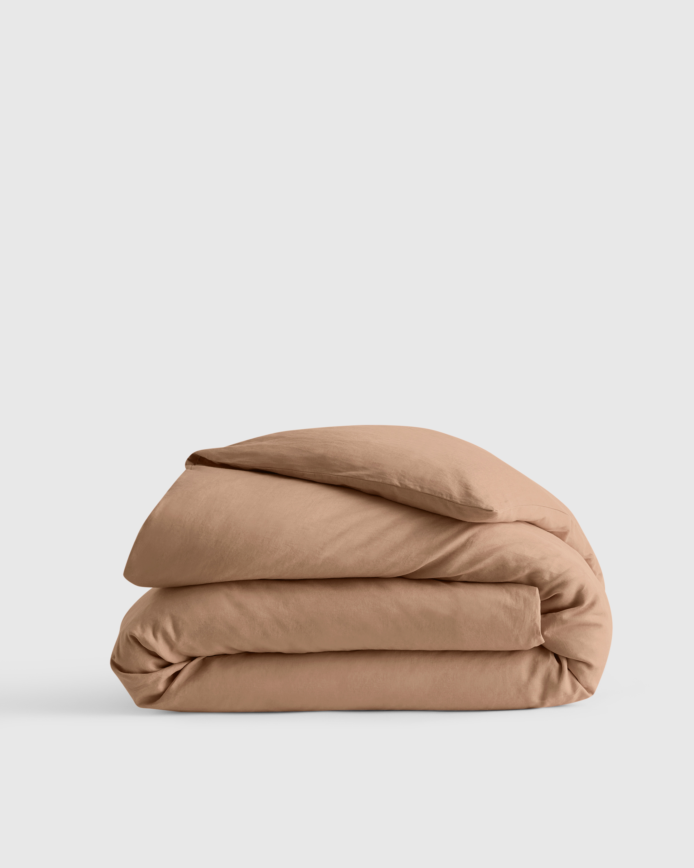 Linen Duvet Cover in Latte