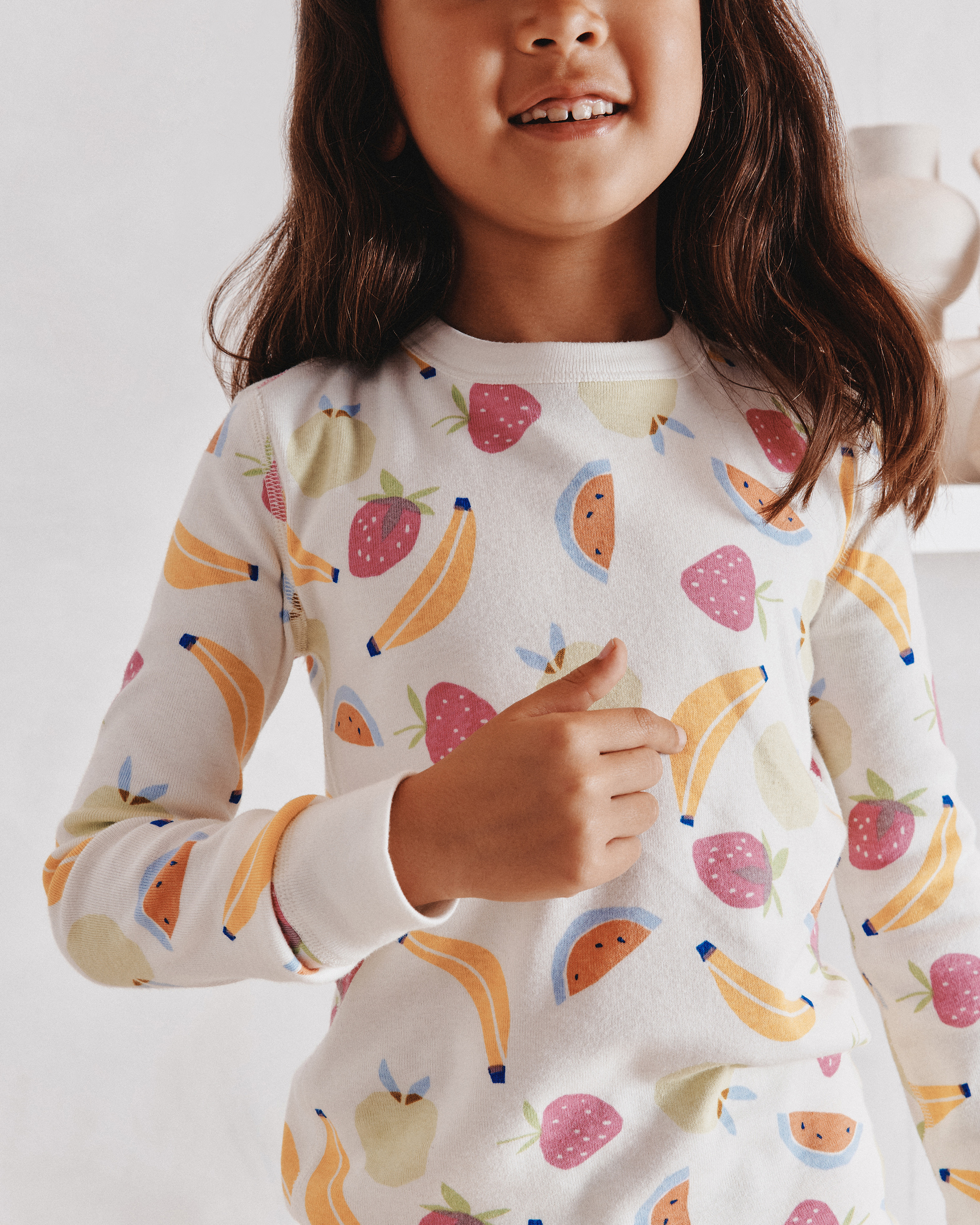 100% Organic Cotton Long Sleeve and Pant Pajama Set - thumbnail 3