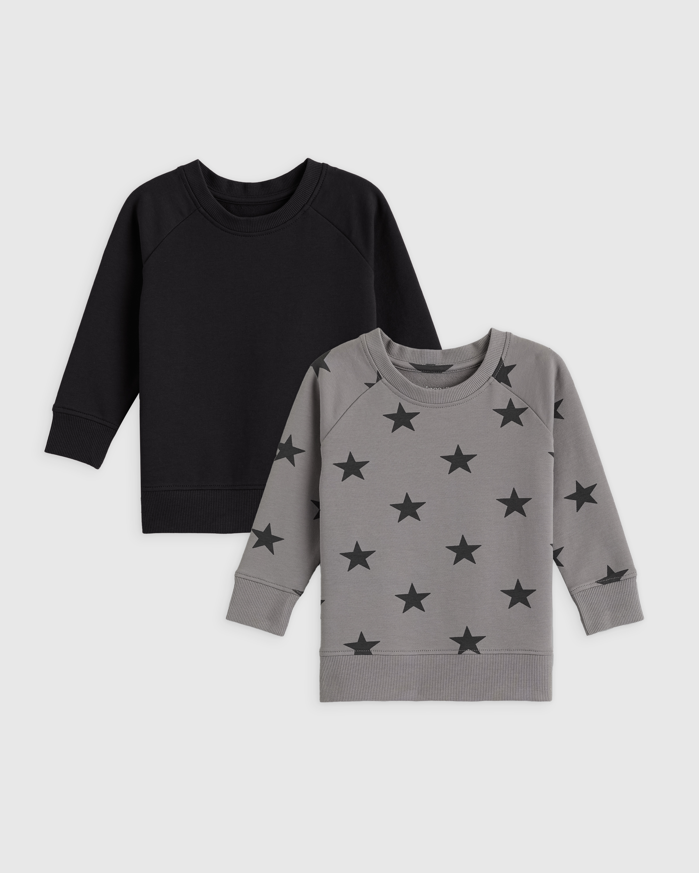 Organic Cotton French Terry Crew Neck Sweatshirt 2-Pack
