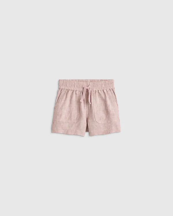 100% European Linen Drawstring Shorts