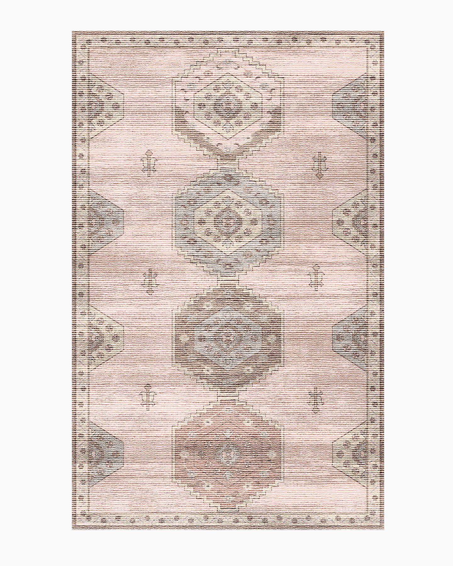 Ellery Tufted Wool Rug - Pink Multi - 0