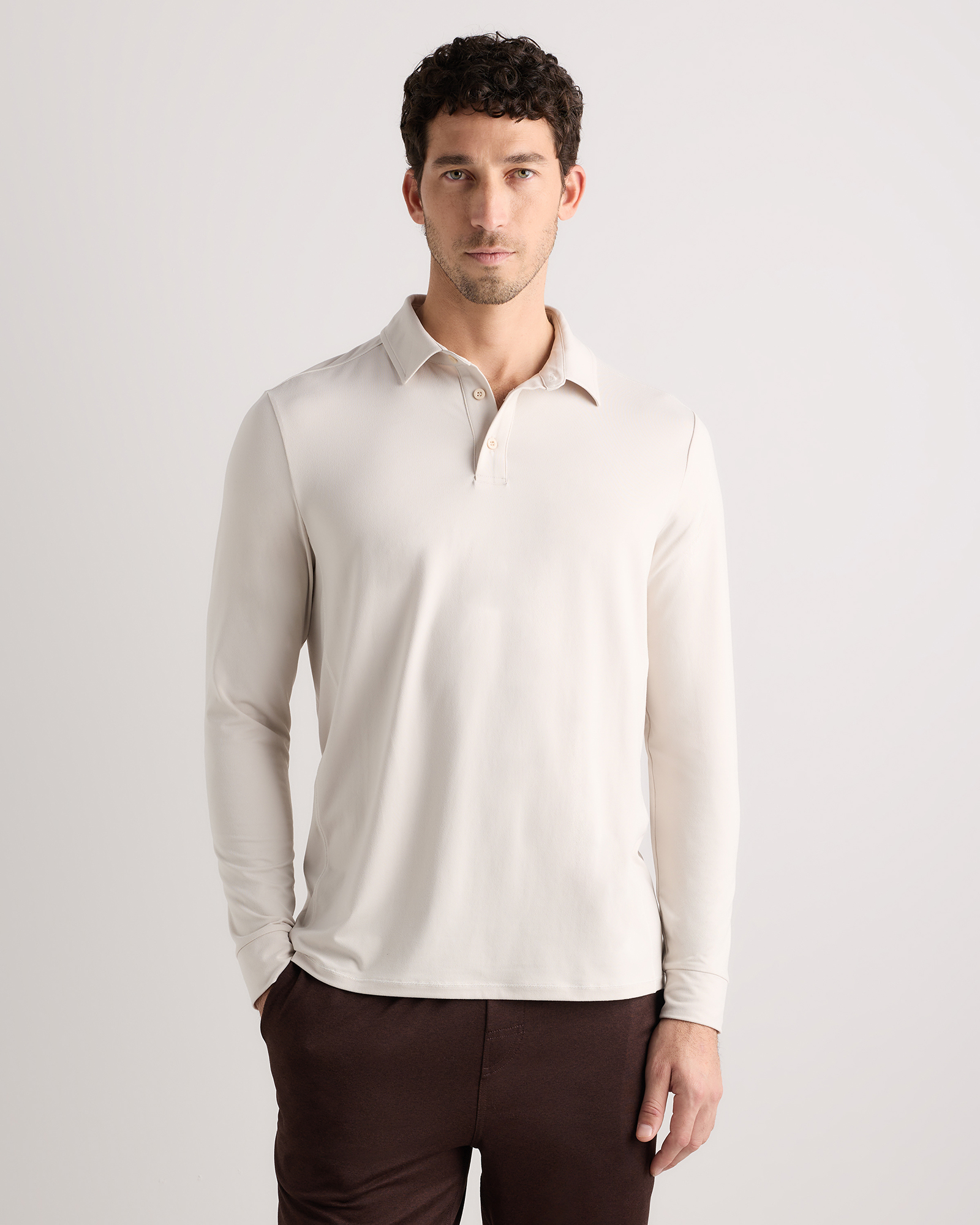 Flowknit Breeze Performance Long Sleeve Polo
