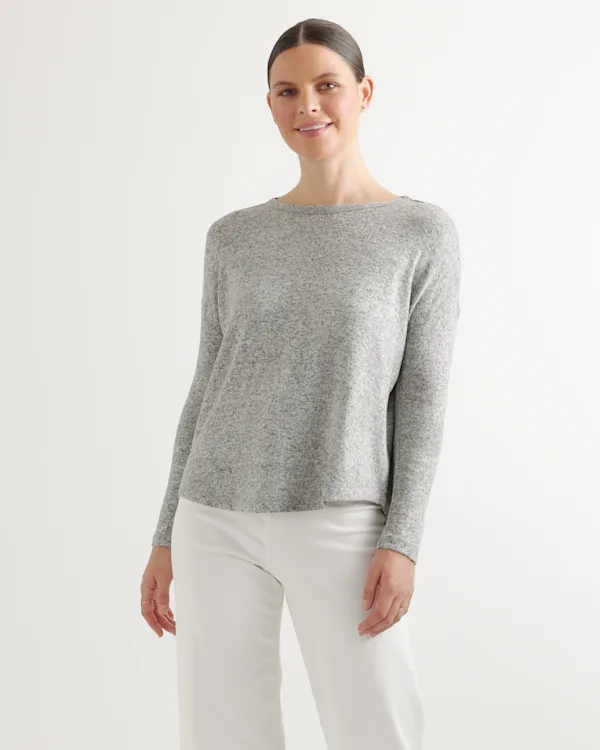 Brushed Long Sleeve Lounge Tee