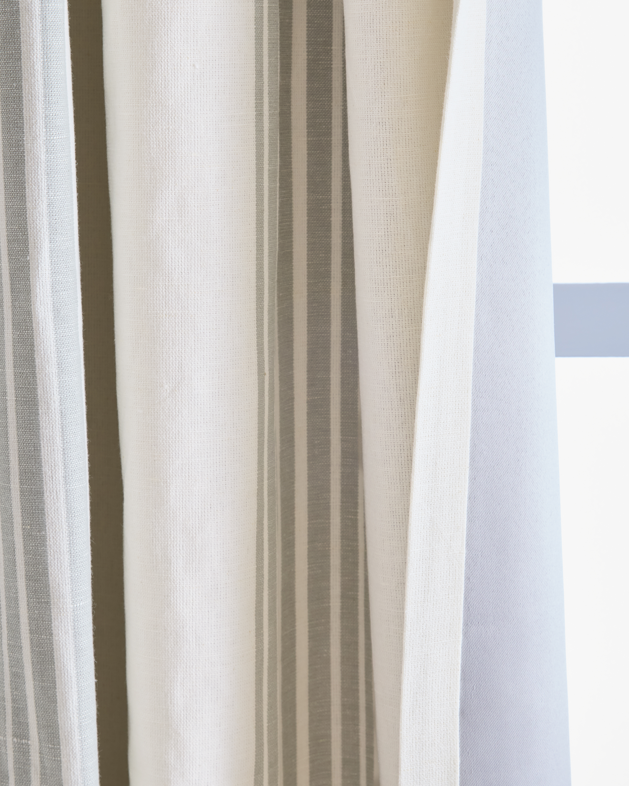 Coastal Stripe Linen/Cotton Blackout Curtain - thumbnail 4