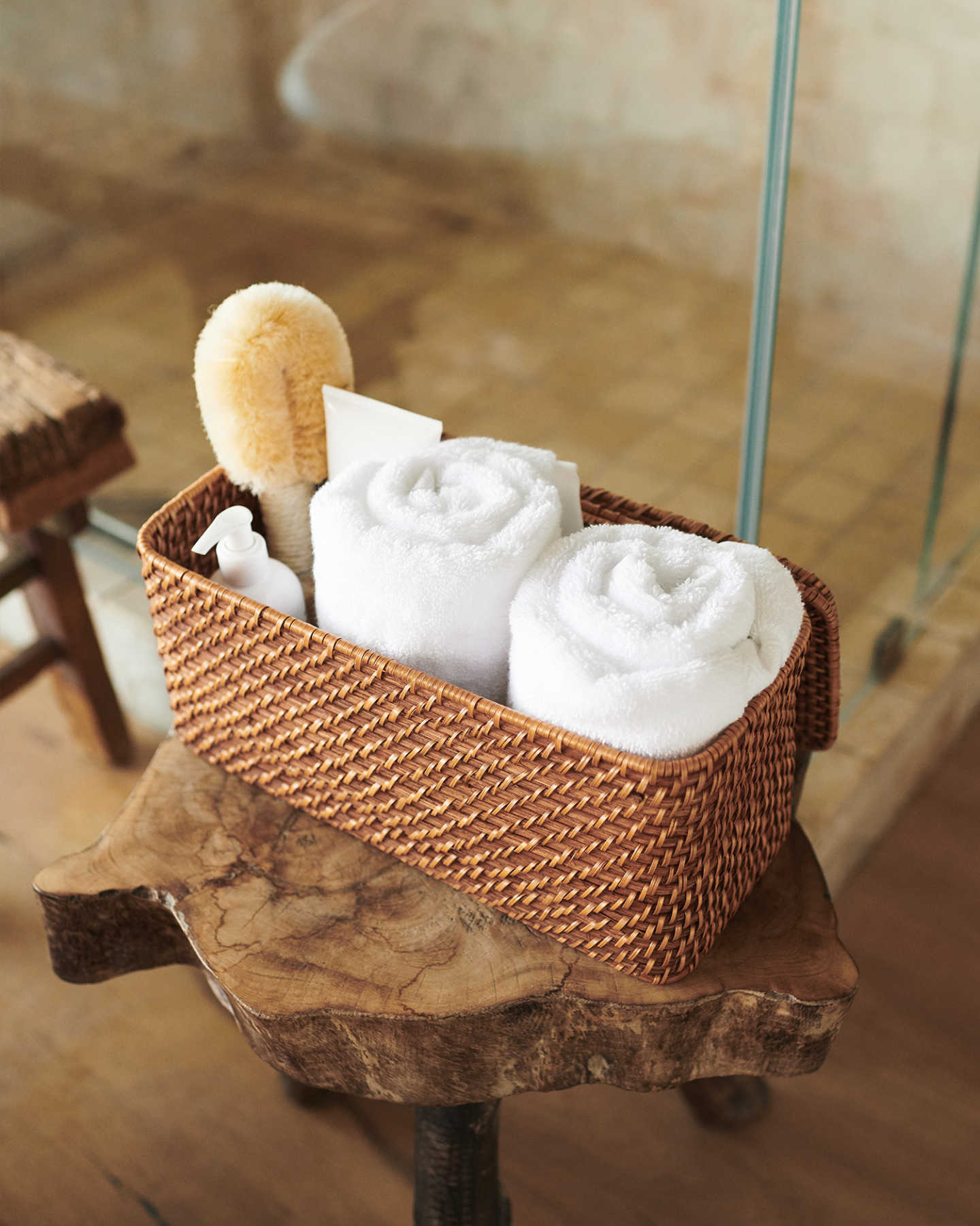 Turkish Spa Bath Towels (Set of 2) - White - 4 - Thumbnail