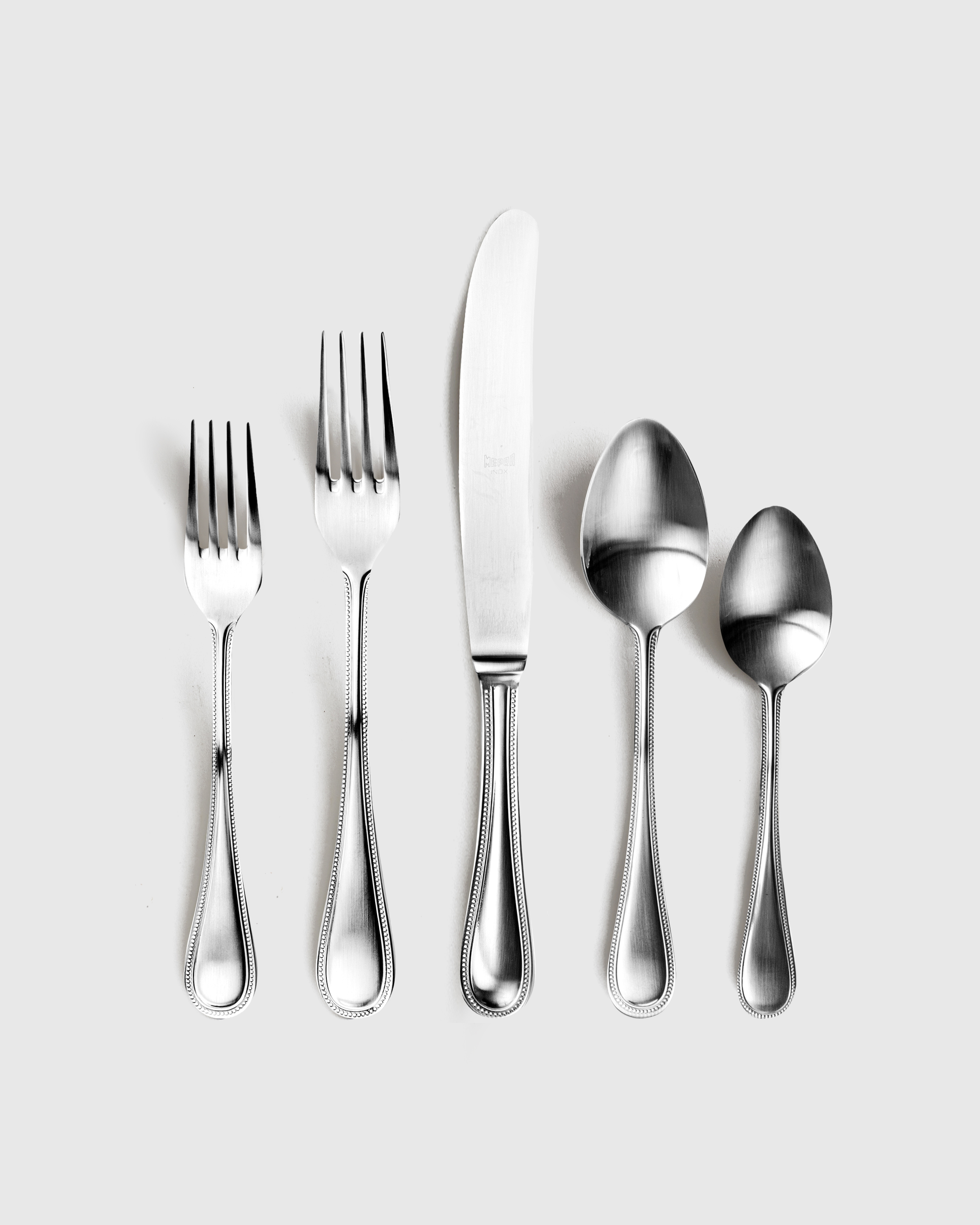 Quince Perla Flatware 20-pc Set In Pewter Stainless Steel