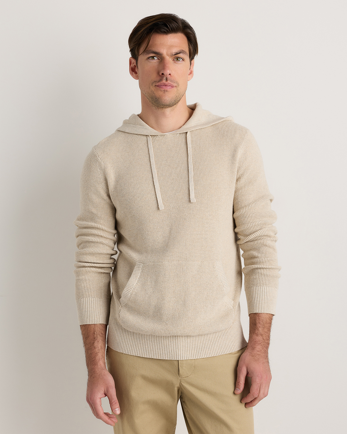 Organic Cotton Cashmere Waffle Hoodie