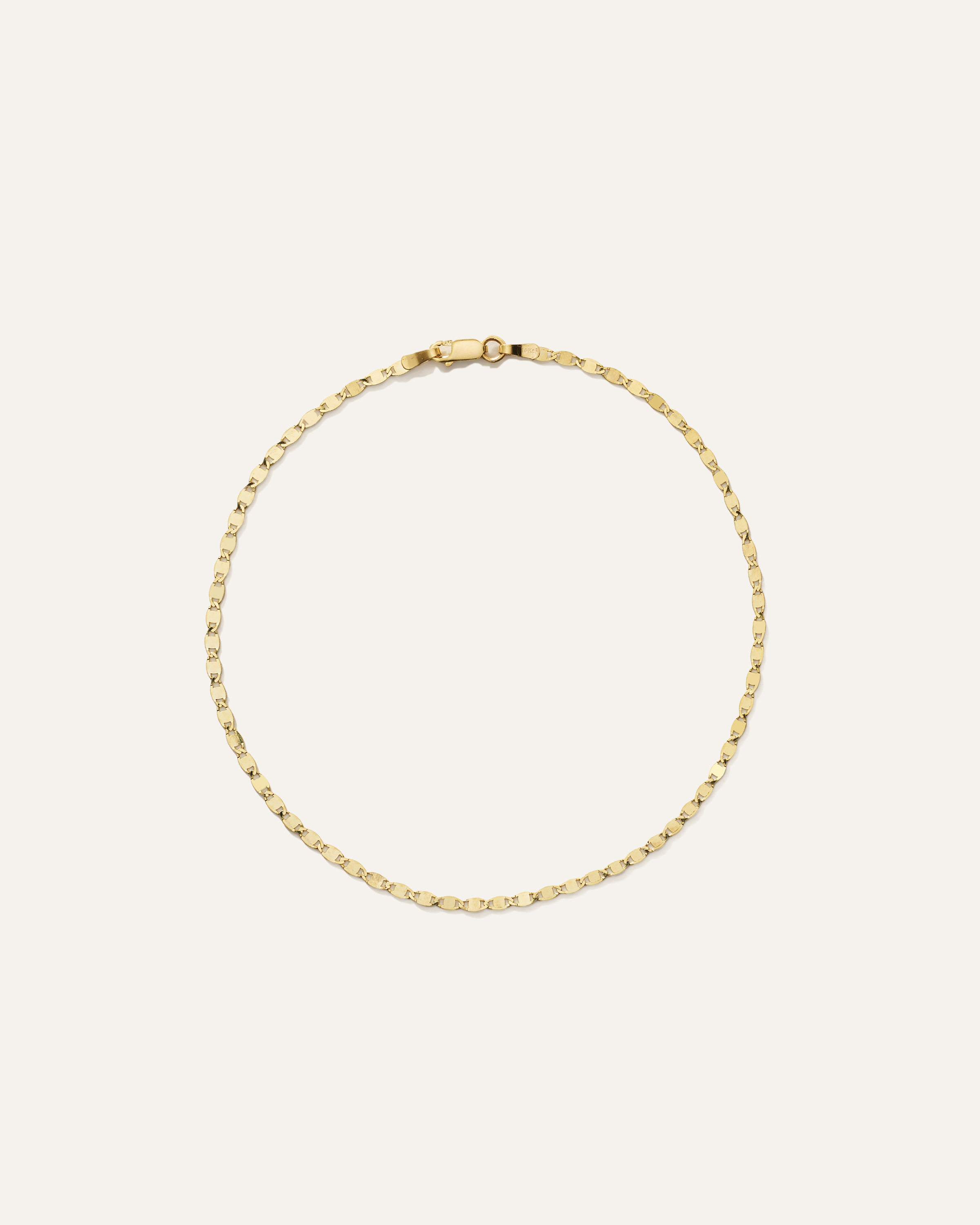 Quince Women's 14k Gold Mariner Chain Anklet