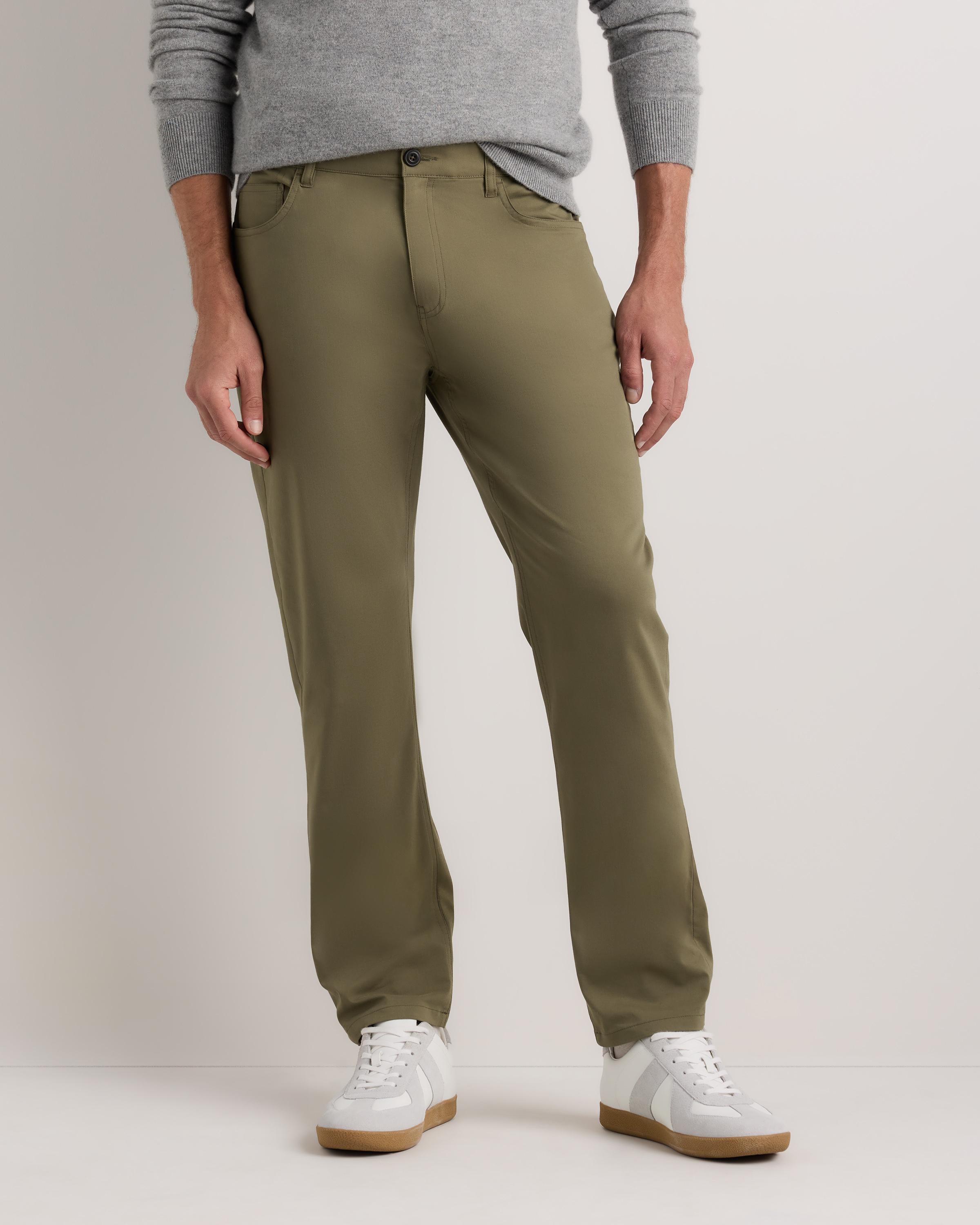 Organic Cotton Coolmax® Chino in True Black