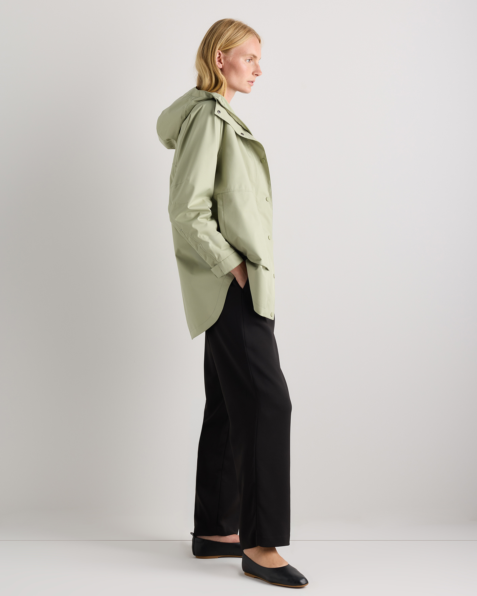 Weather Proof Oversized Rain Jacket - thumbnail 4
