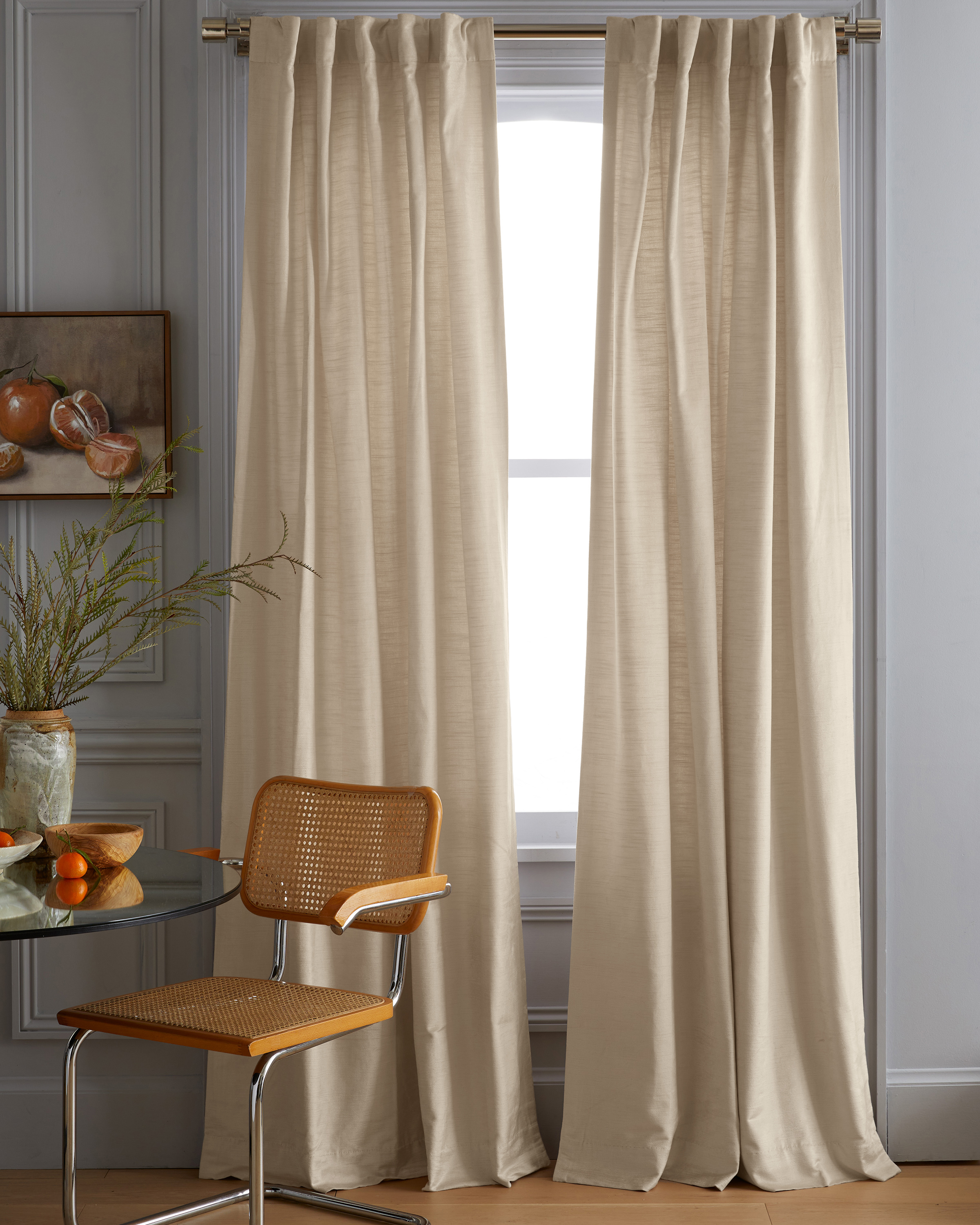 Luster Velvet Curtain by Quince