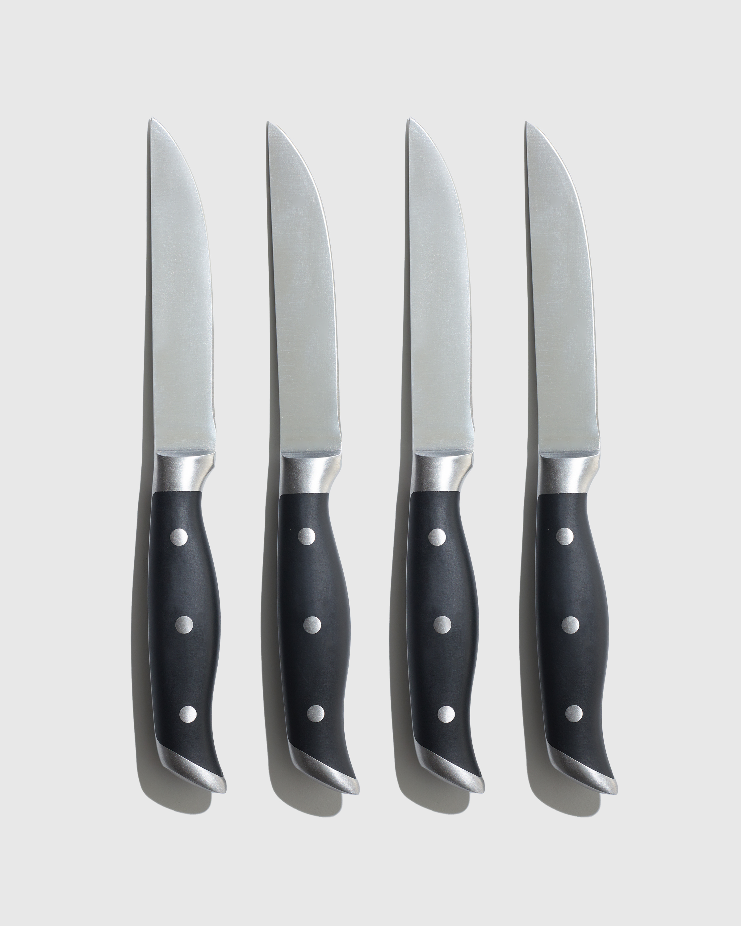 Quince German Stainless Steel Steak Knife Set In Black