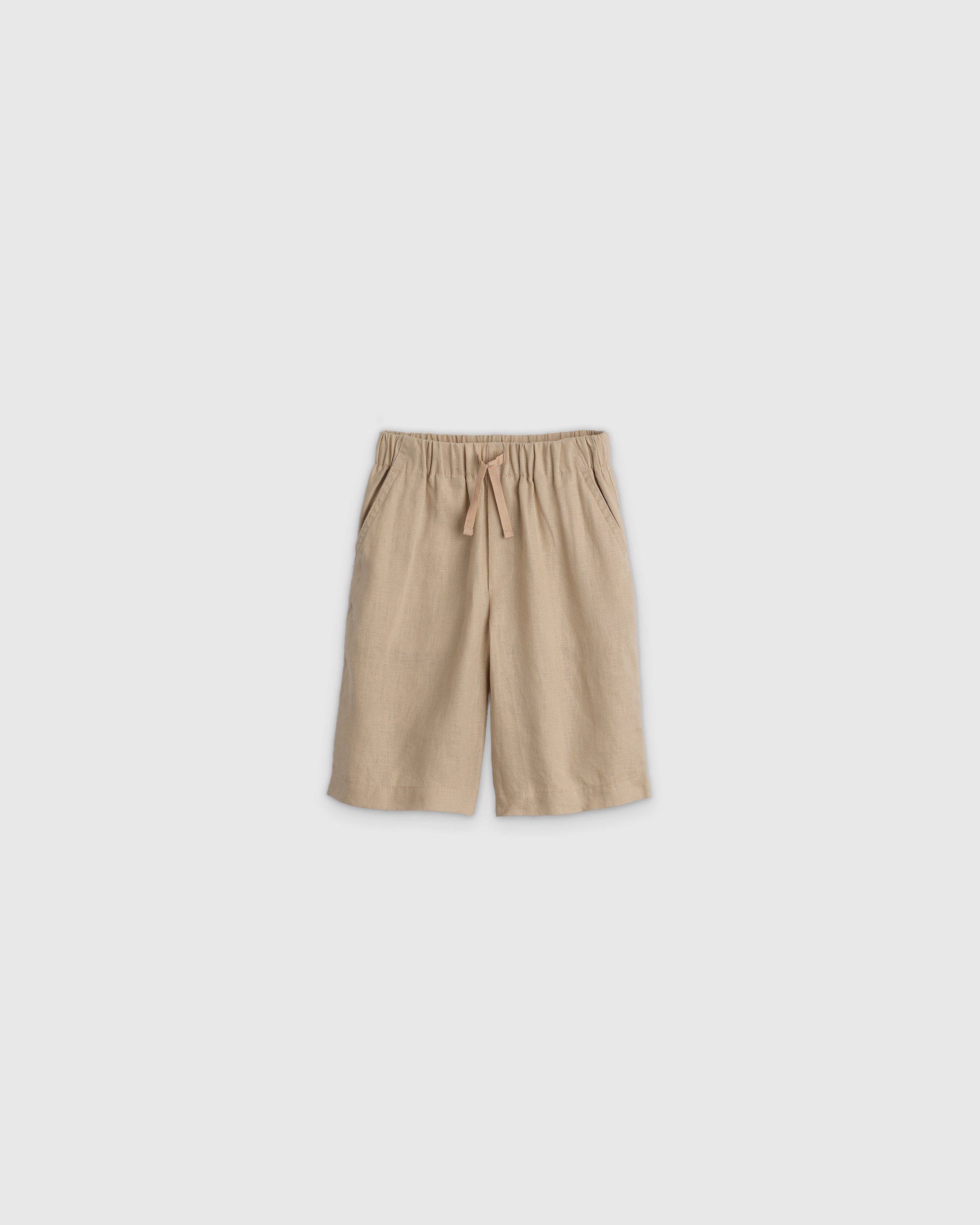 Quince 100% European Linen Pull-on Shorts In Driftwood