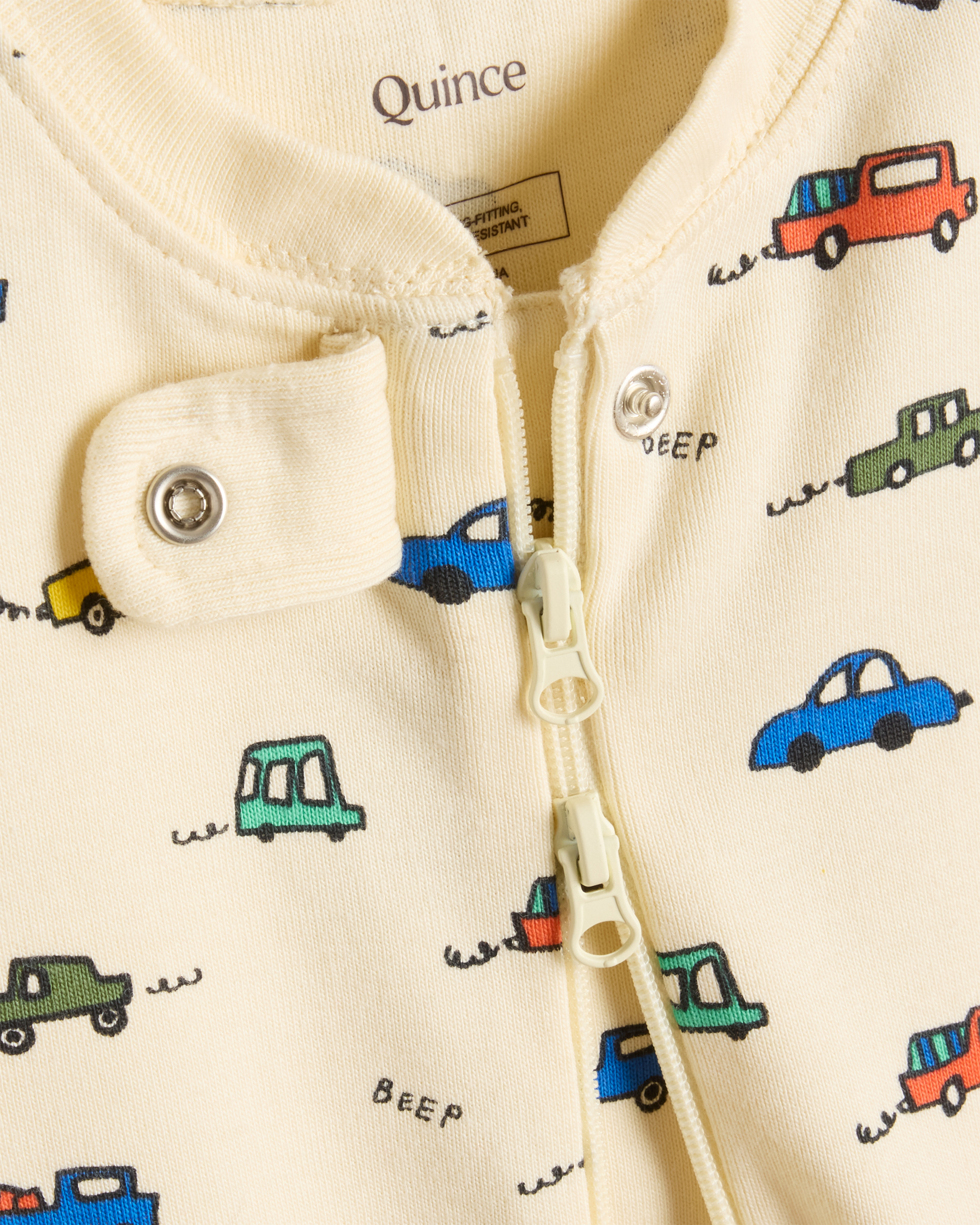 100% Organic Cotton Shortie Onesie Pajama - thumbnail 10