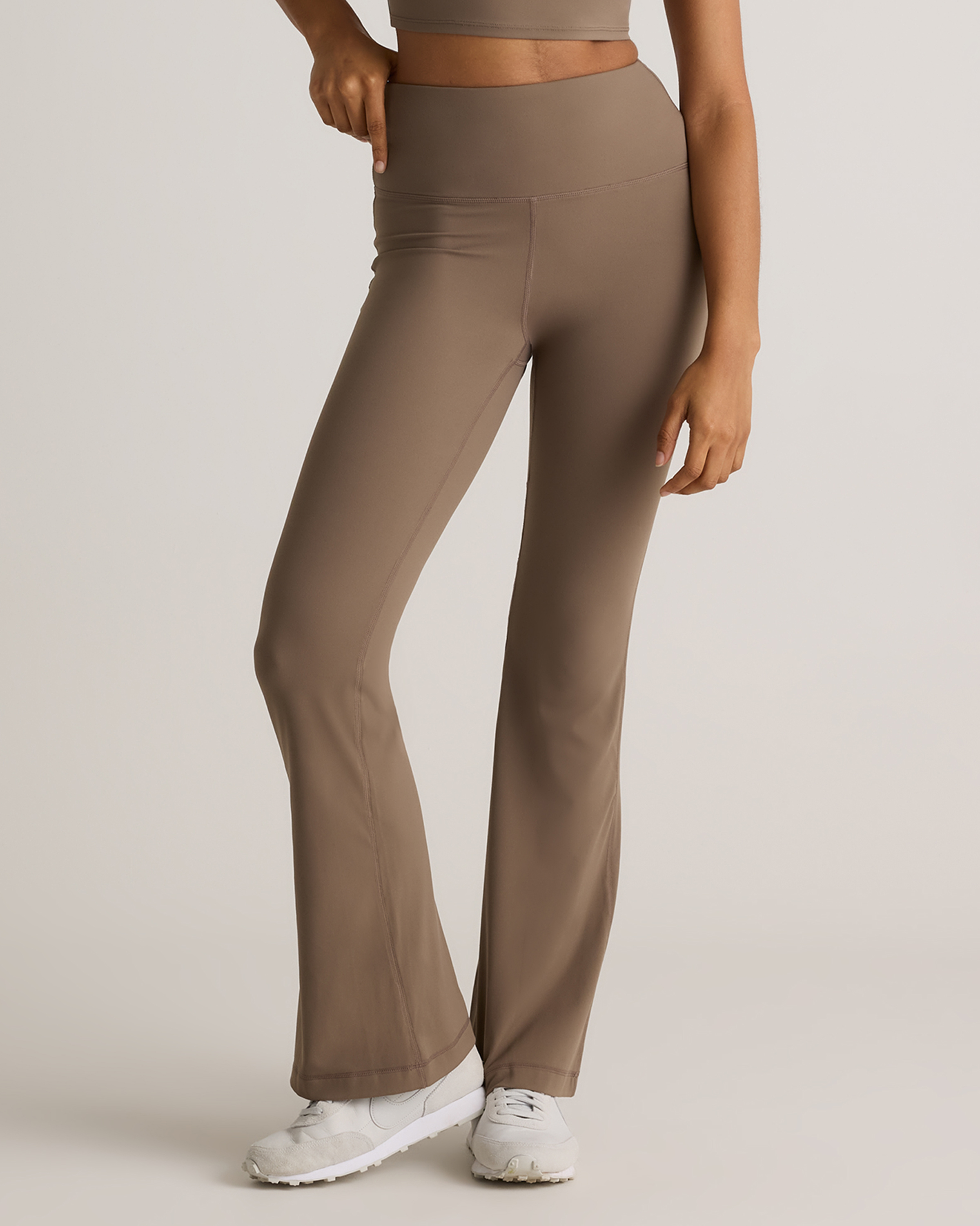 Ultra-Form High-Rise Flared Pant in Forest Green