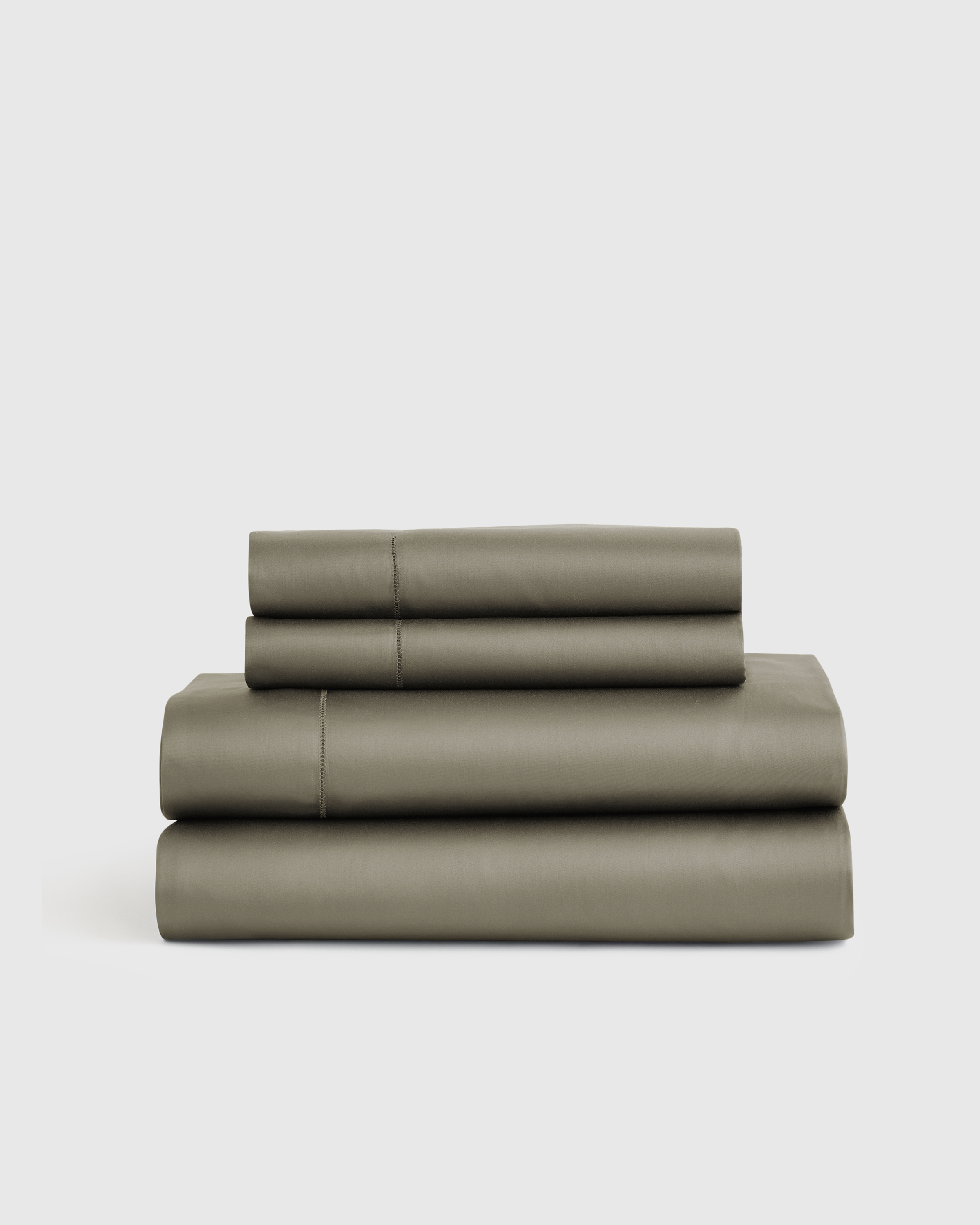 Signature Giza Cotton Sateen Sheet Set in Ivory