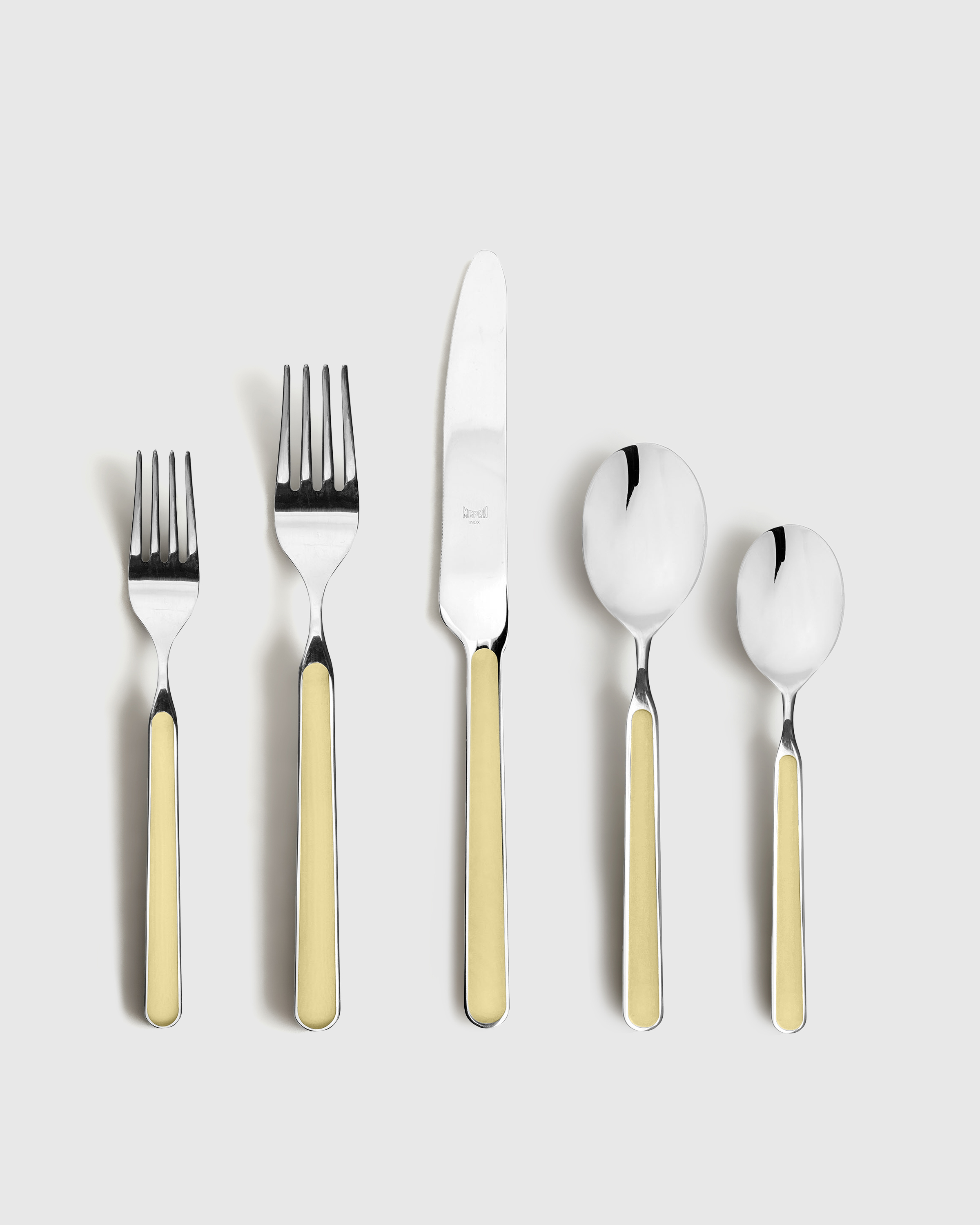 mepraイタリア製ウッド圧力鍋&深鍋&カトラーリ Mepra Flatware - Italian-Made, Lifetime Quality