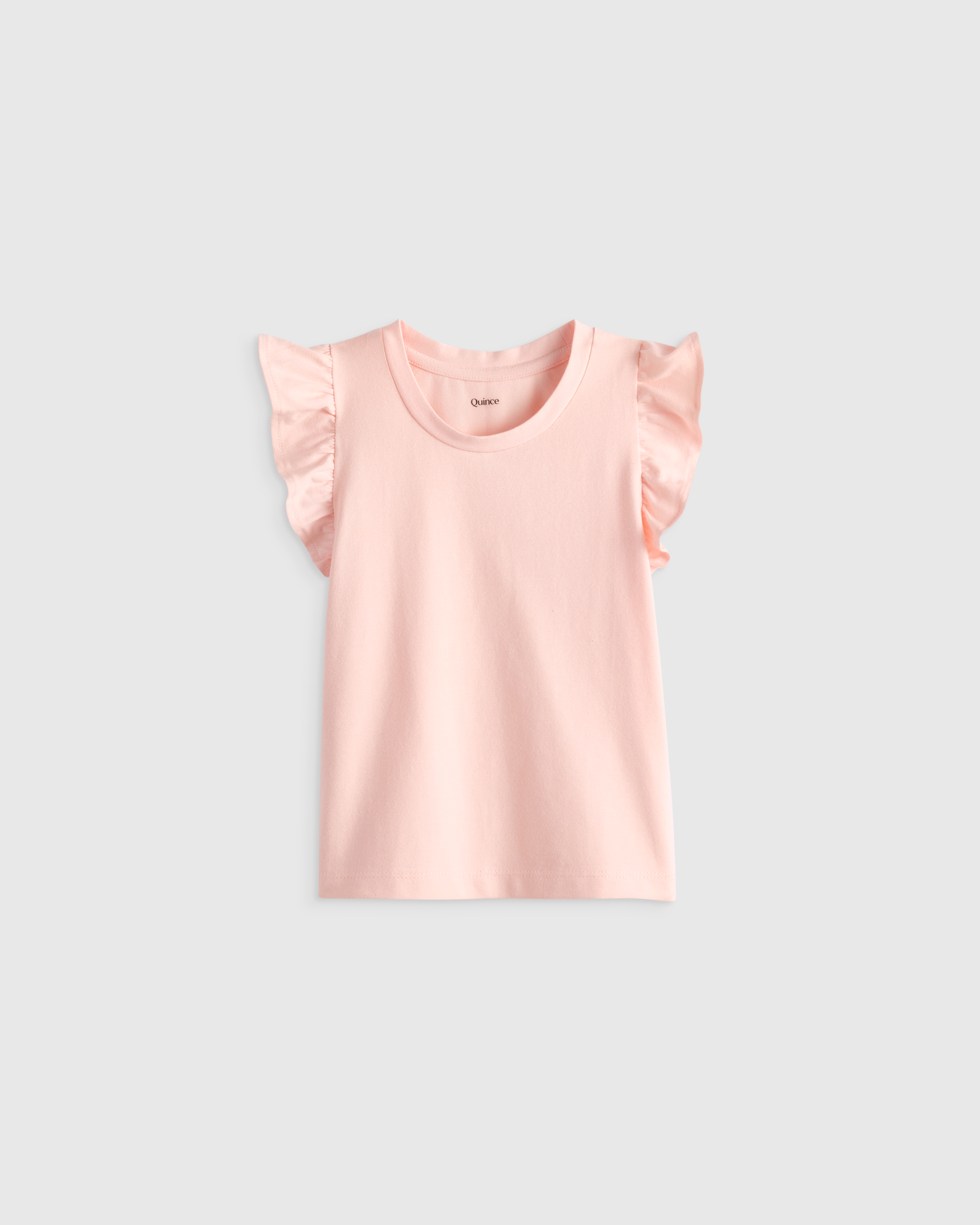 Ruffle Sleeve Organic Cotton Top