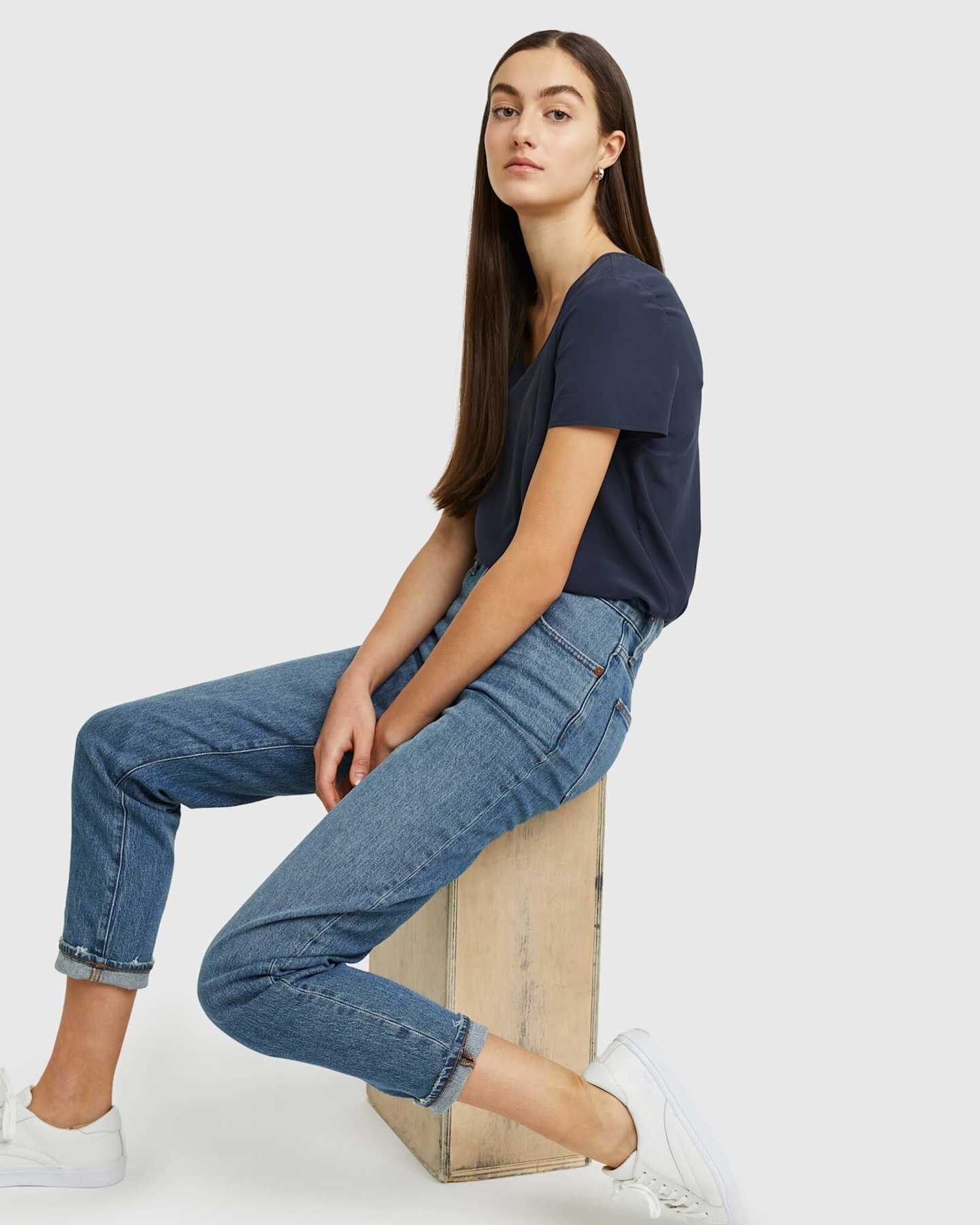 Premium Washable Silk Tee Premium Washable Silk Tee