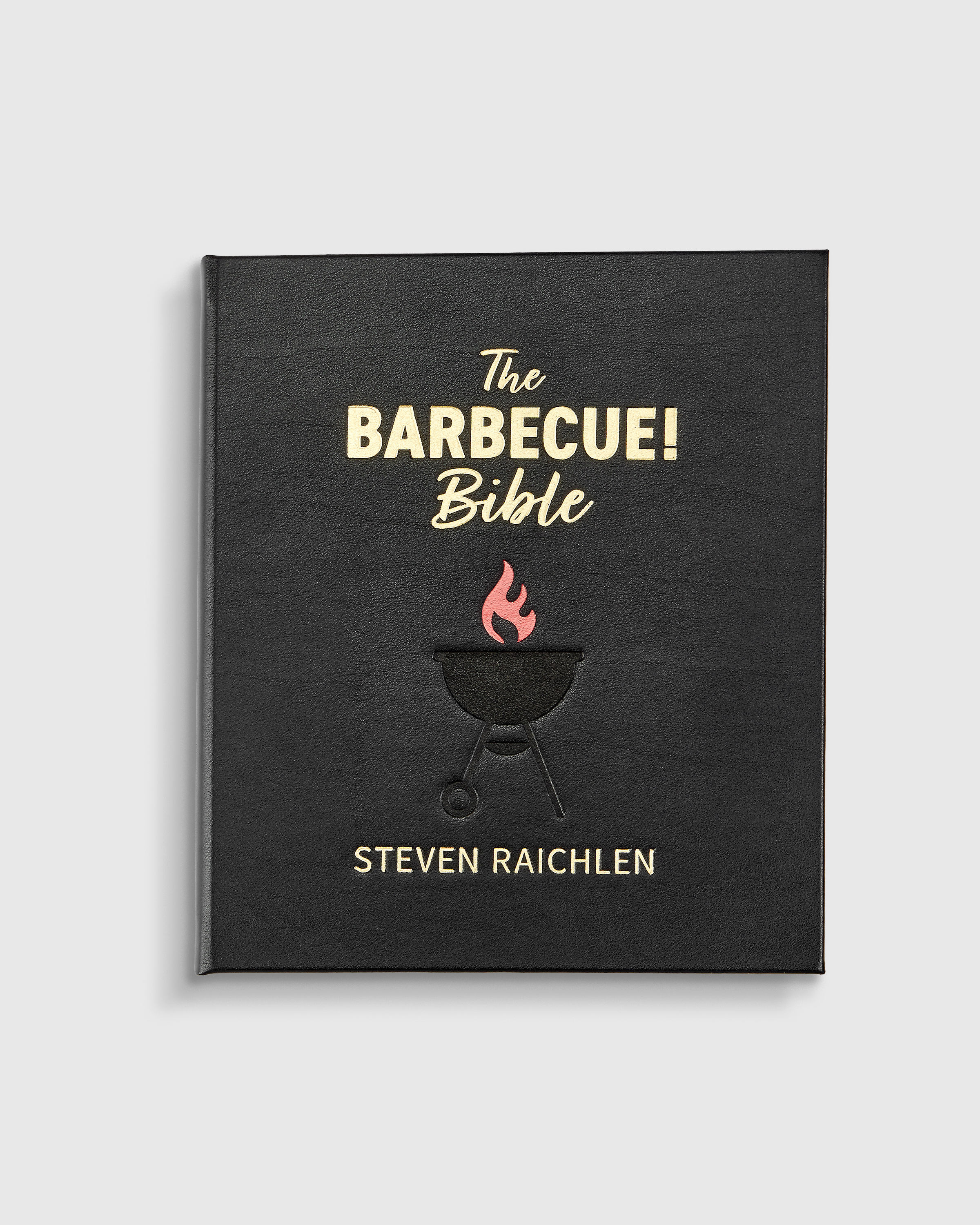 The Barbecue Bible Leather Bound Book