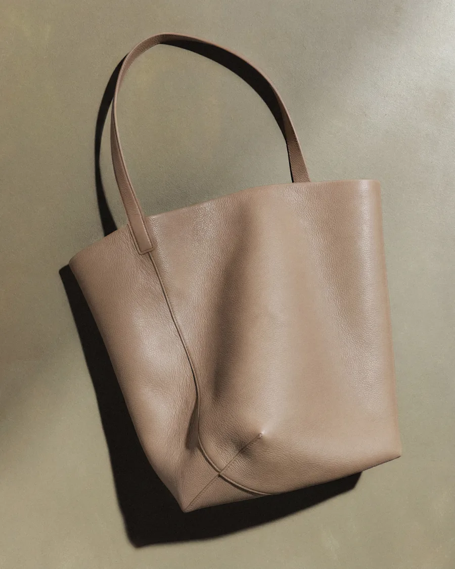 Italian Leather Large Soft Bucket Shoulder Bag