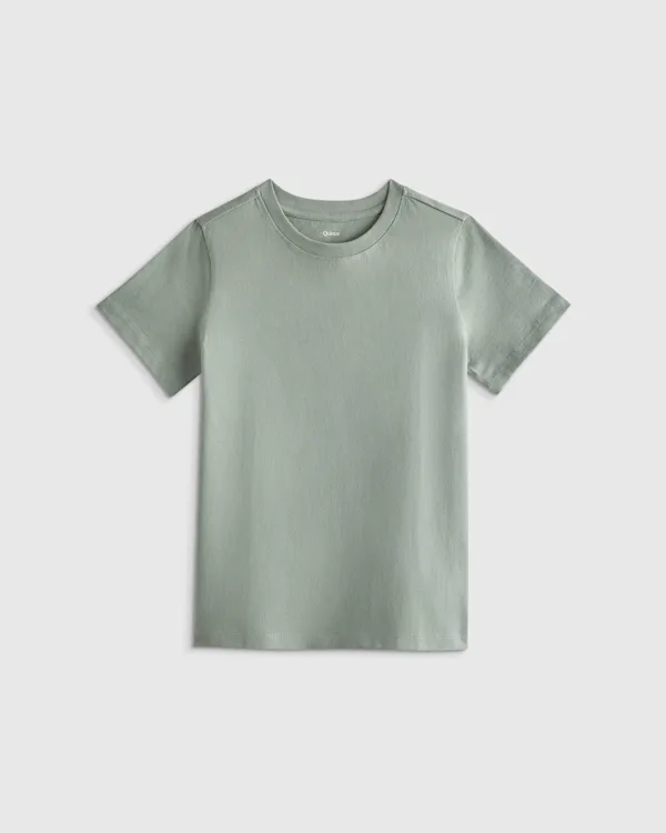 100% Organic Cotton Jersey Short Sleeve Tee 