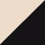 Oatmeal / Black Rugby Stripe